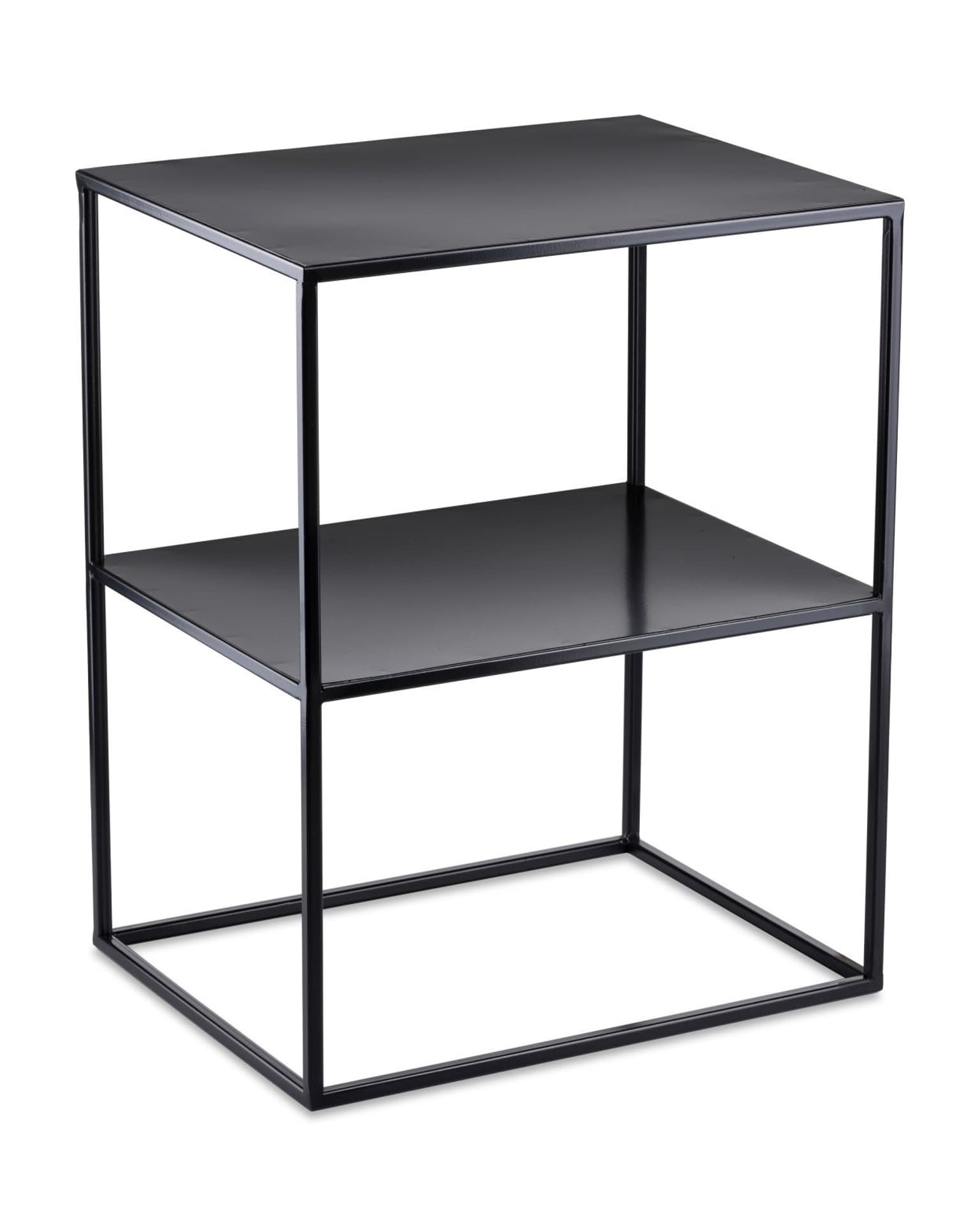

Stolik pomocniczy metalowy z półką LOFT 50 cm