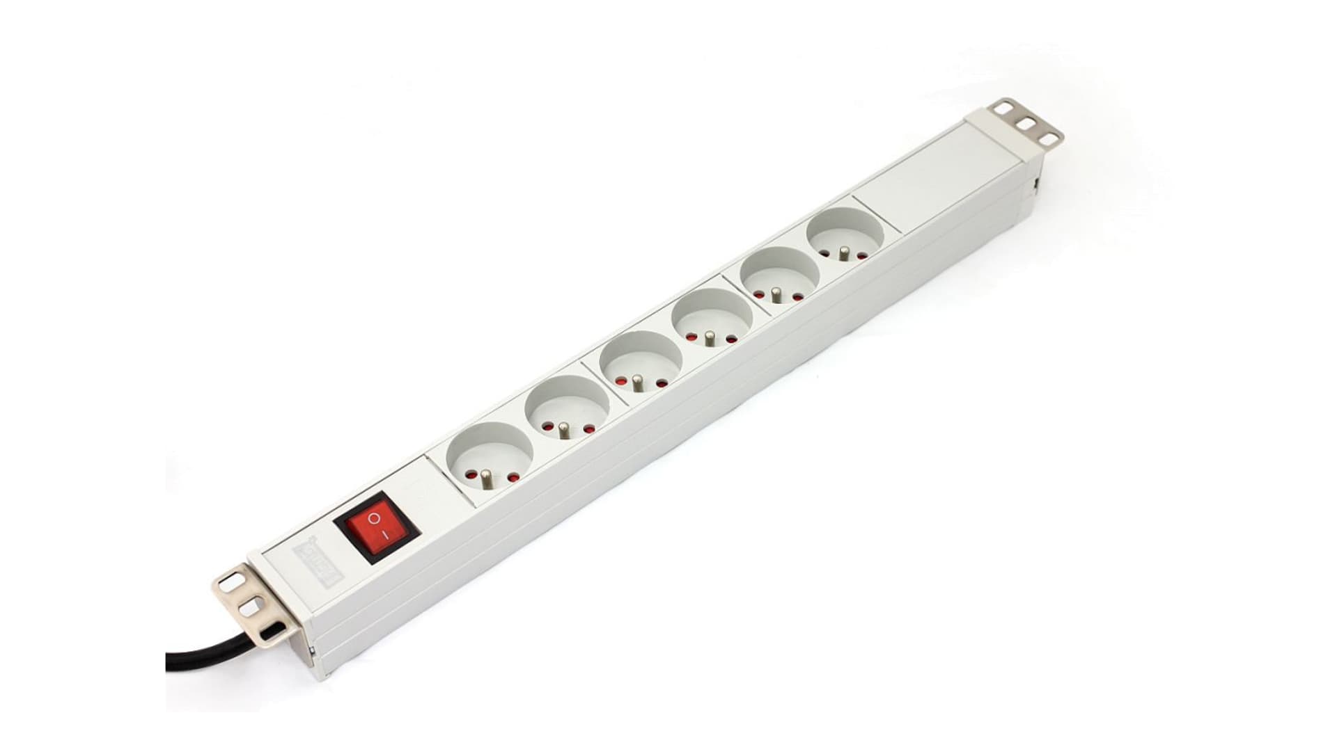 

Listwa zasilająca do szaf rack 19cali, 1U, 6 gniazd, 1,8m, wyłącznik A-19-STRIP-1-IMP