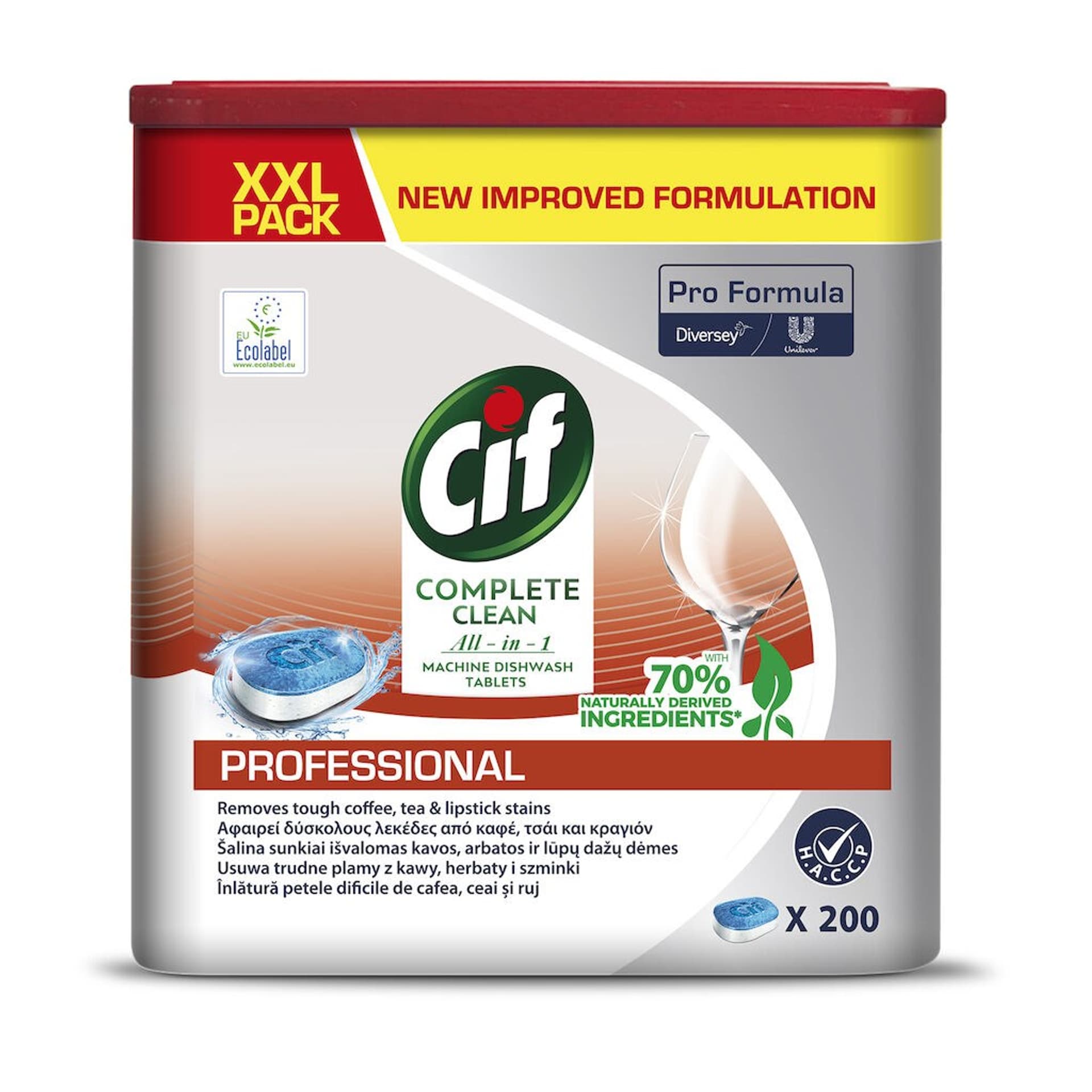 

Cif Pro All in One Tabletki do zmywarki 1x200szt