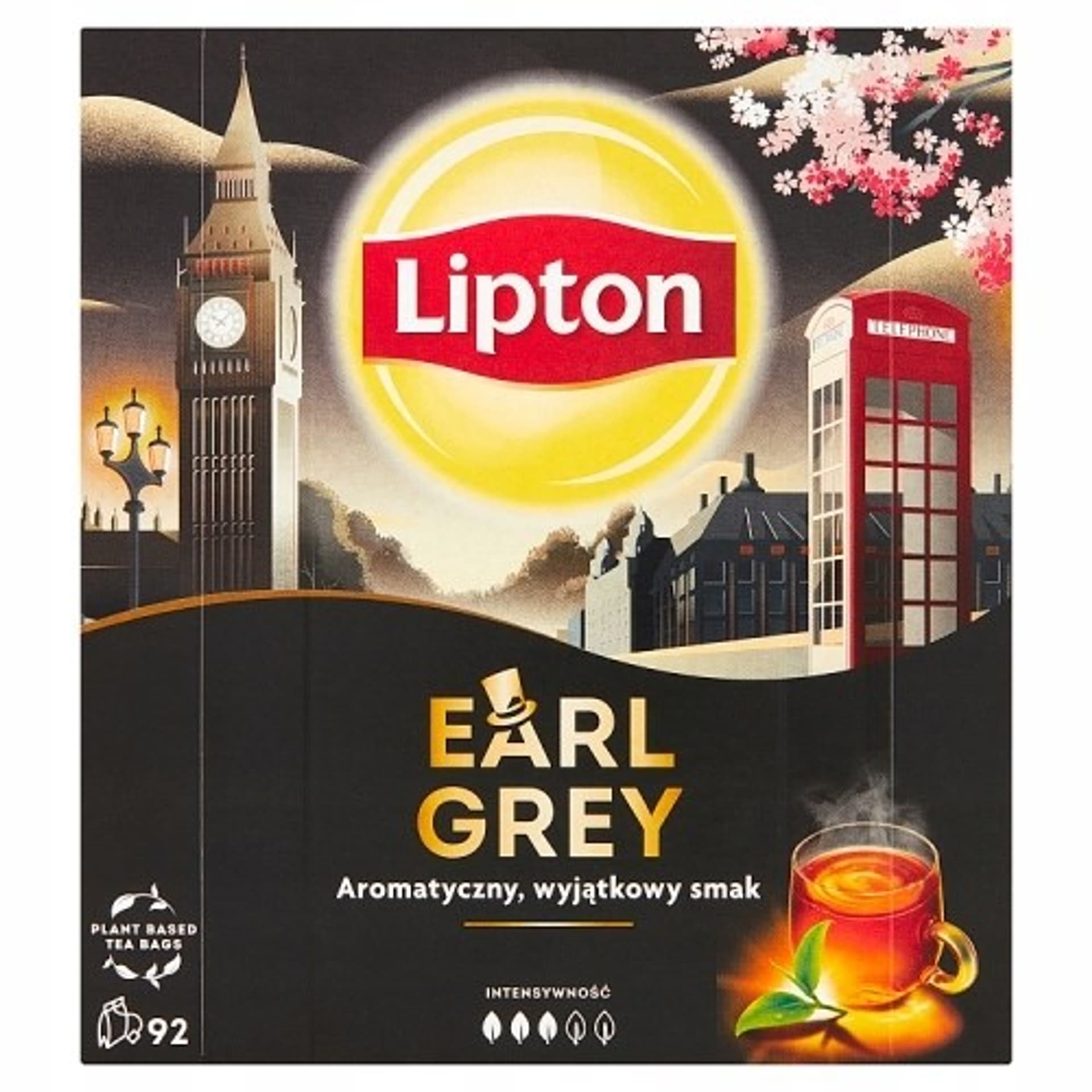 

LIPTON EARL GREY Herbata Czarna 92 torebki