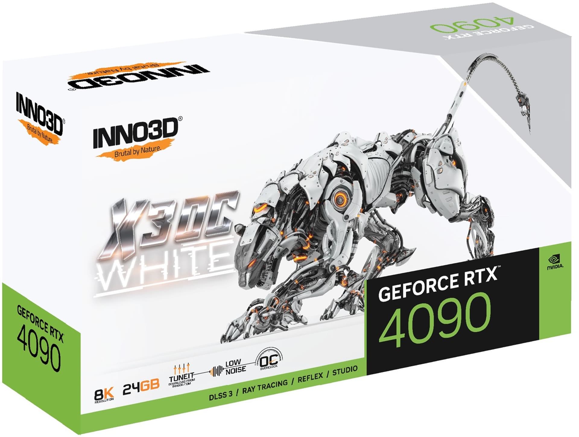 

Karta graficzna INNO3D GeForce RTX 4090 X3 OC WHITE 24GB GDDR6X DLSS 3