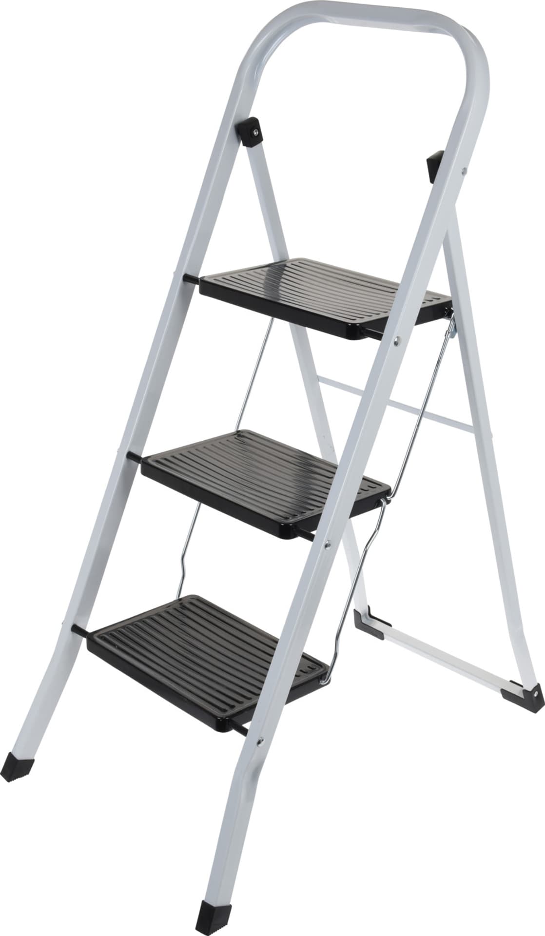 

DRABINKA 3 STOPNIOWA CZARNO-BIAŁA