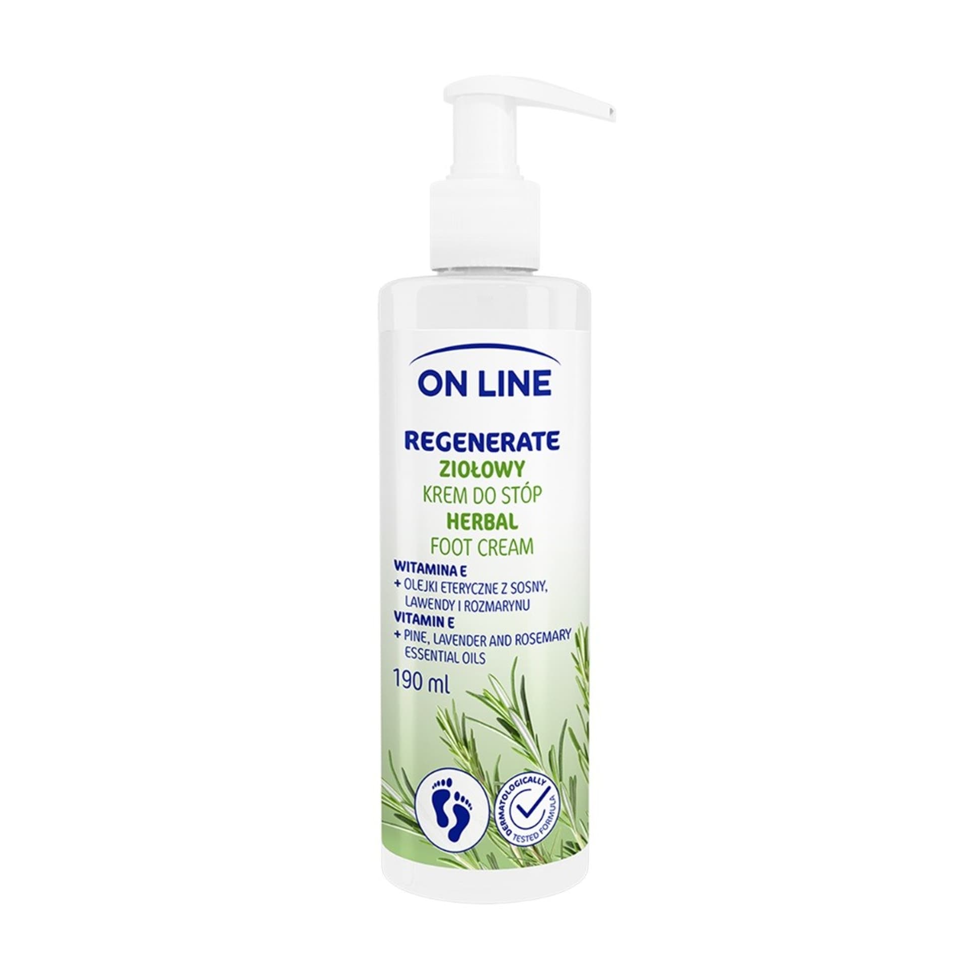 

On Line Ziołowy Krem do stóp Regenerate 190ml