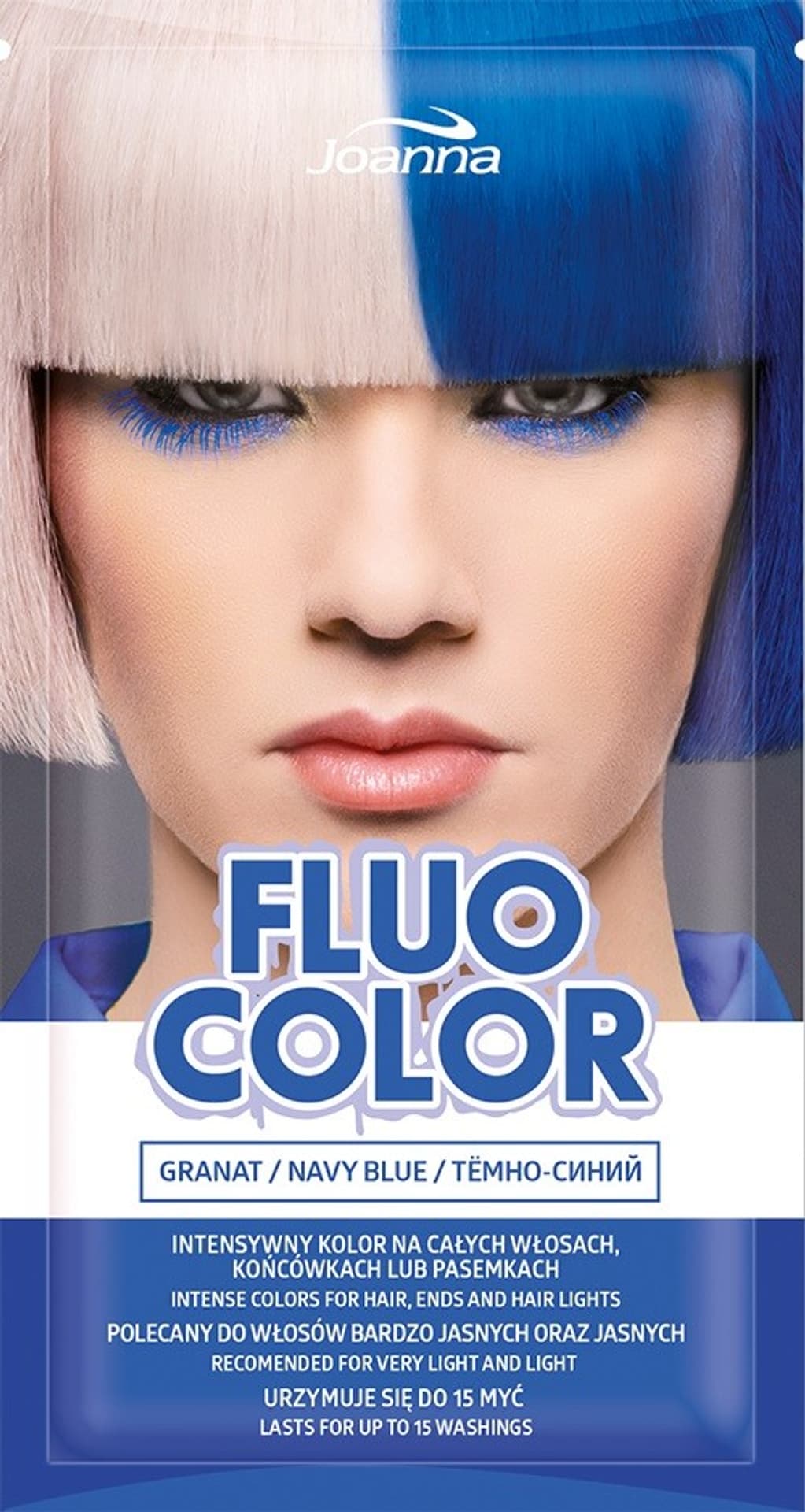 

Joanna Fluo Color Szampon koloryzujący w saszetce - Granat 35g