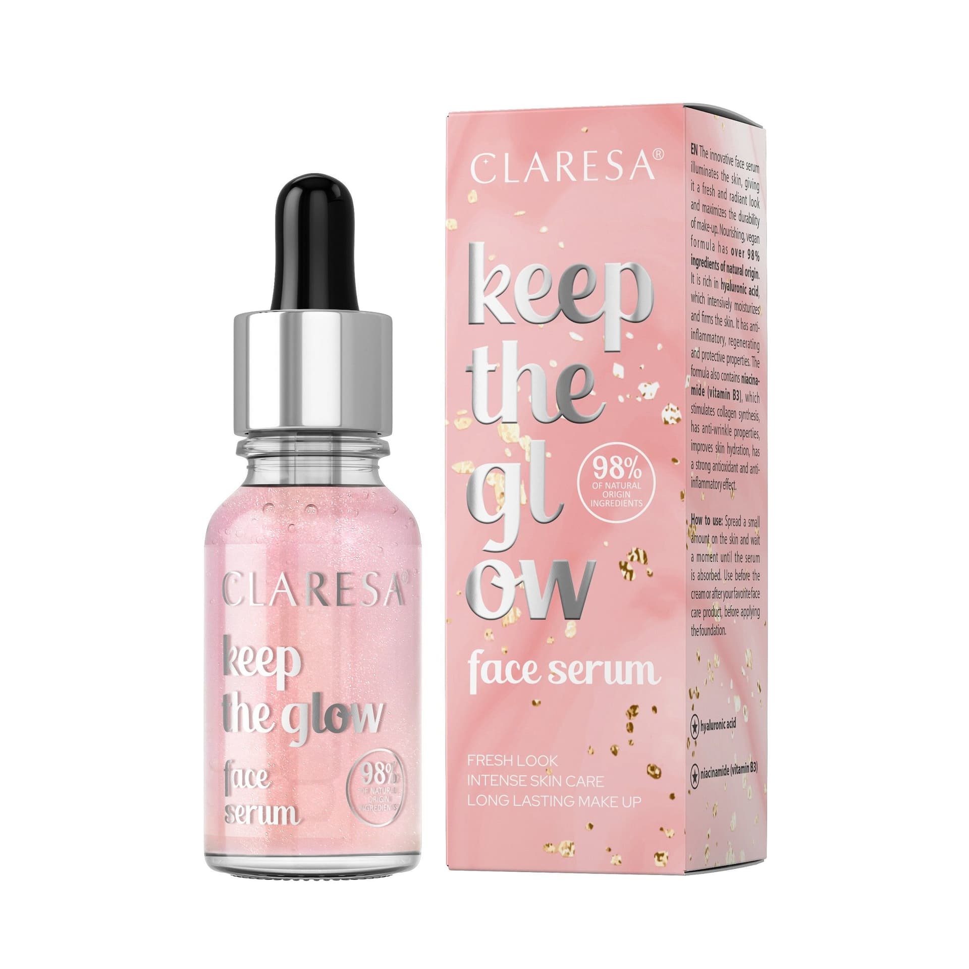 

CLARESA Serum rozświetlające do twarzy KEEP THE GLOW 16g