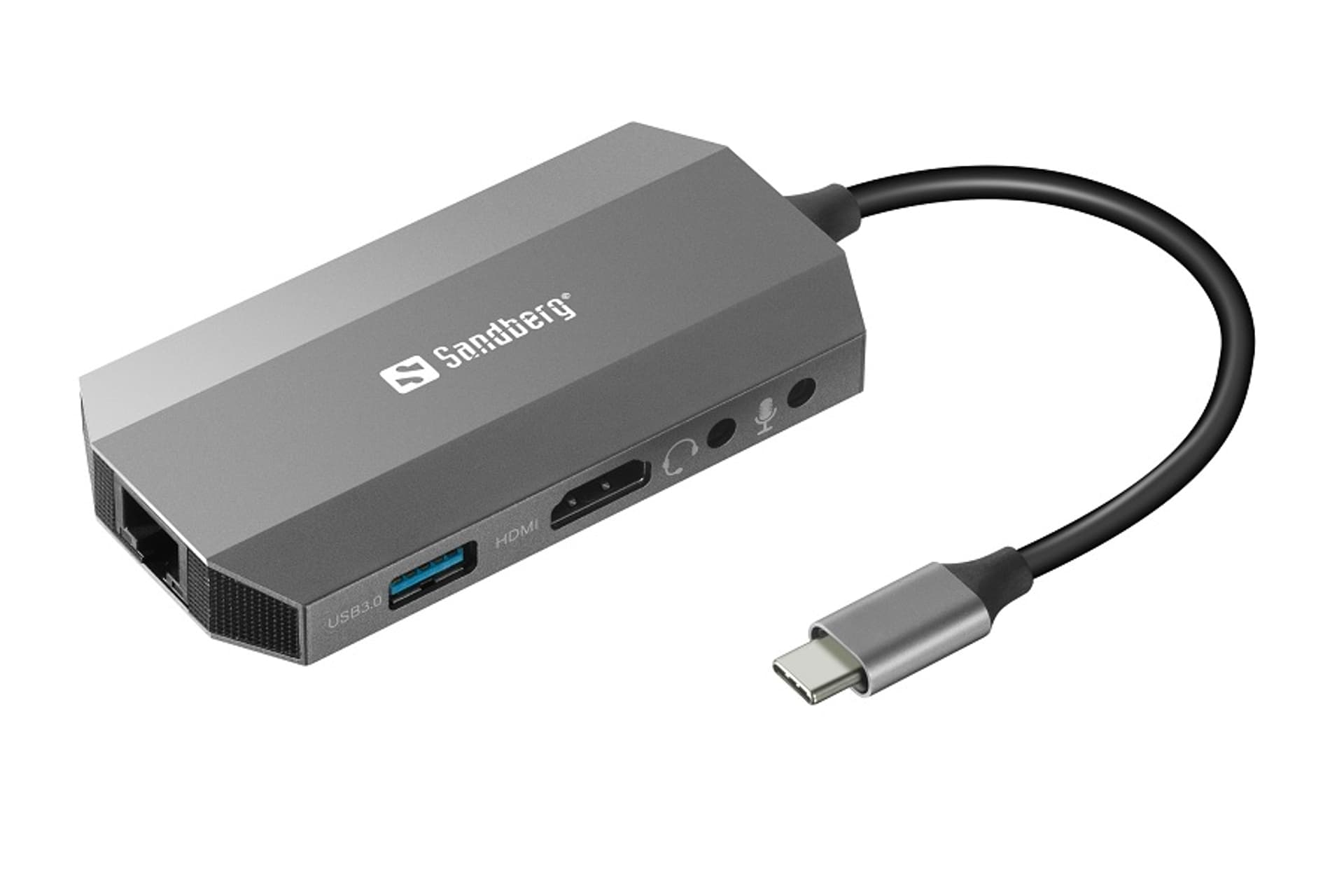 

SANDBERG 136-33 Grafitowy USB Typ C