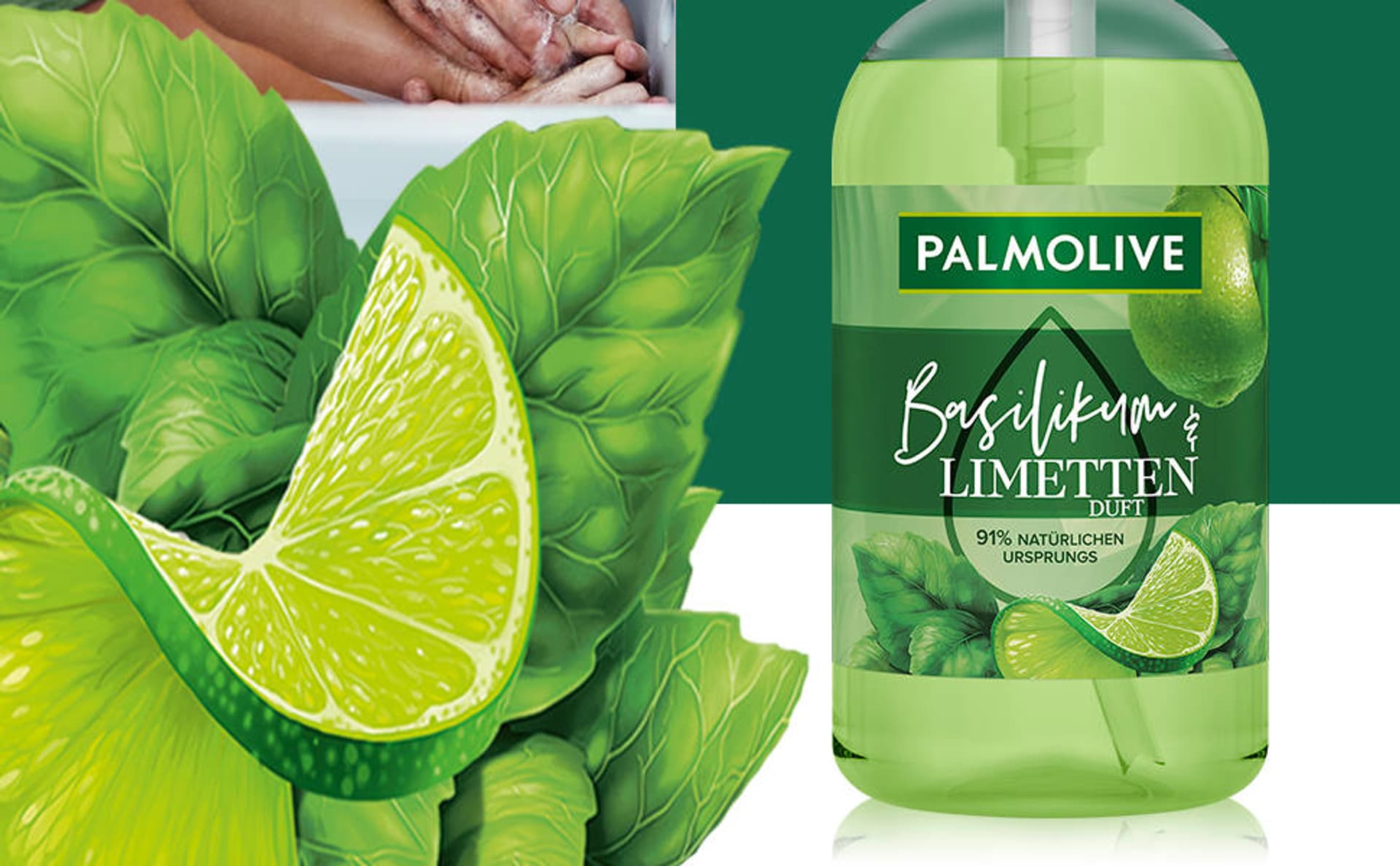 

Palmolive Botanical Dreams Basilikum&Limetten Mydło w Płynie 500 ml