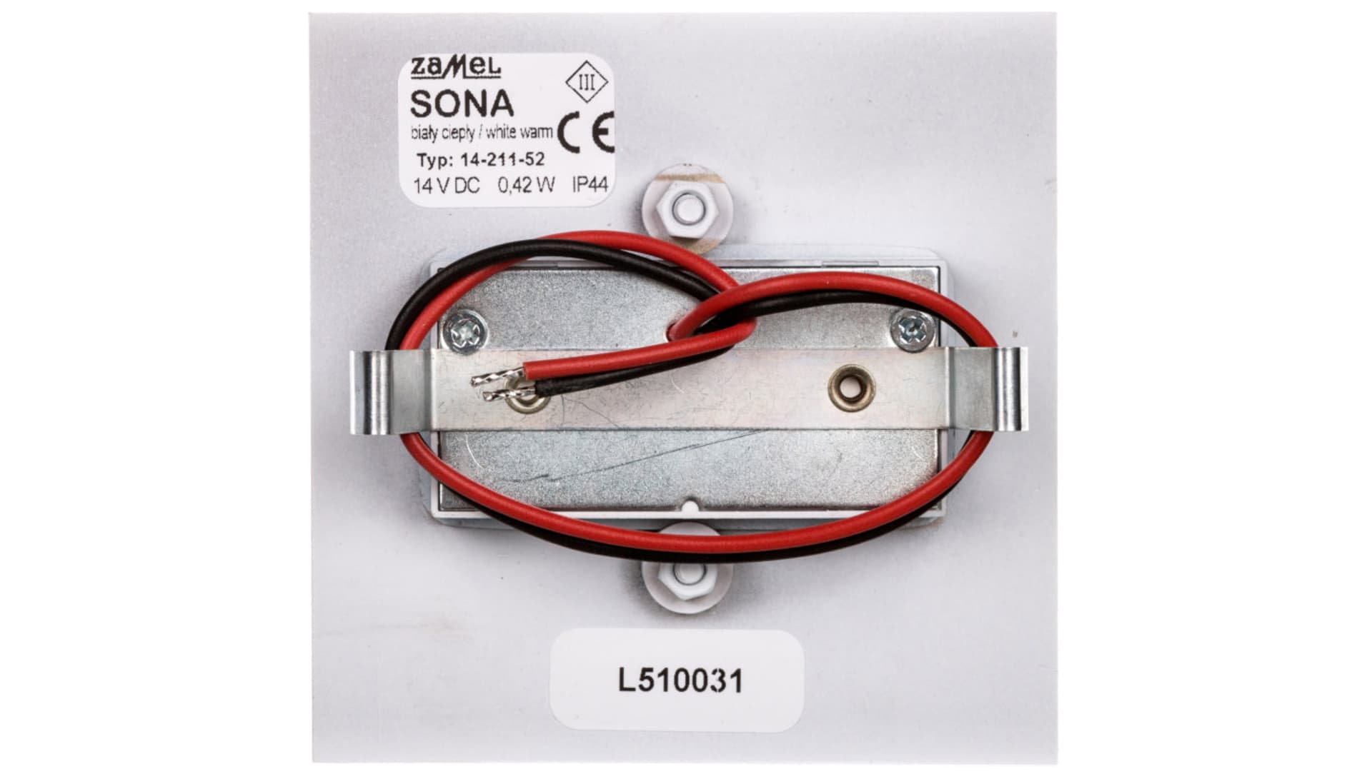 

Oprawa LED SONA kwadratowa PT 14V DC BIA biała ciepła 14-211-52 LED11421152