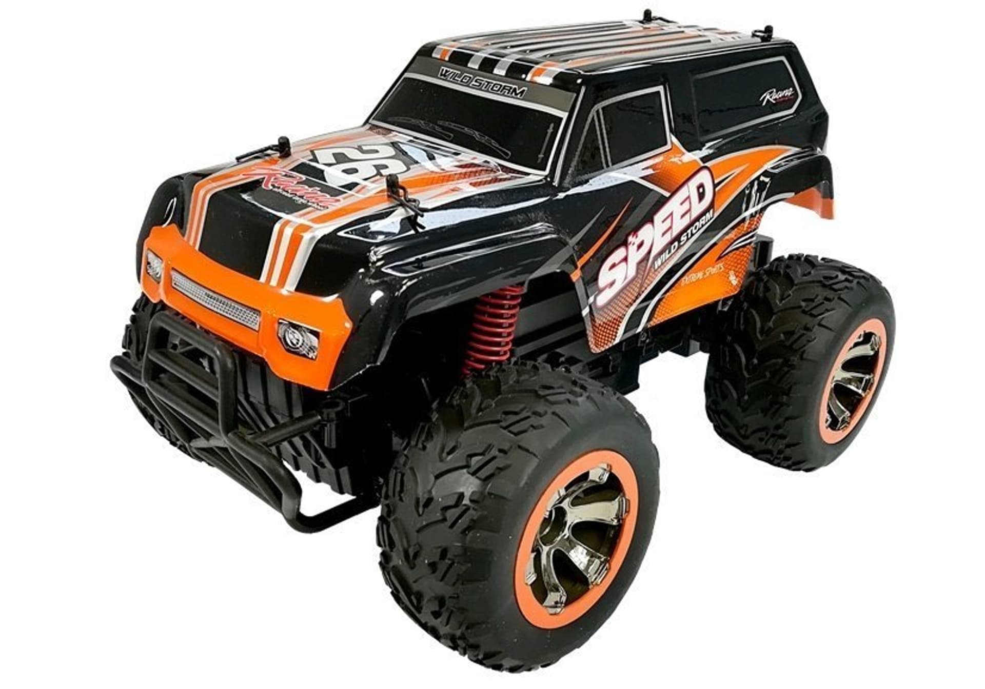 

Terenowy Jeep Auto 1:18 R/C Pomarańczowe