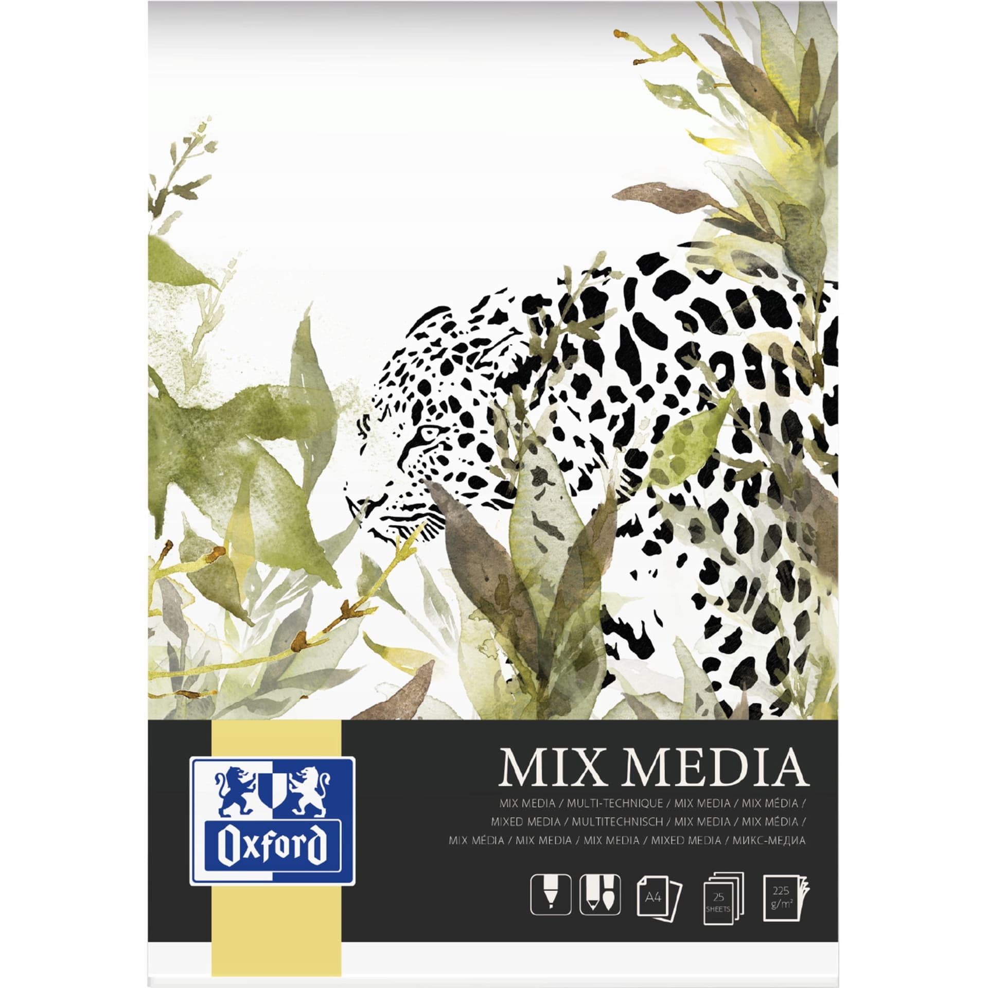 

Blok artystyczny mix media A4 25k 225g 400166123 OXFORD