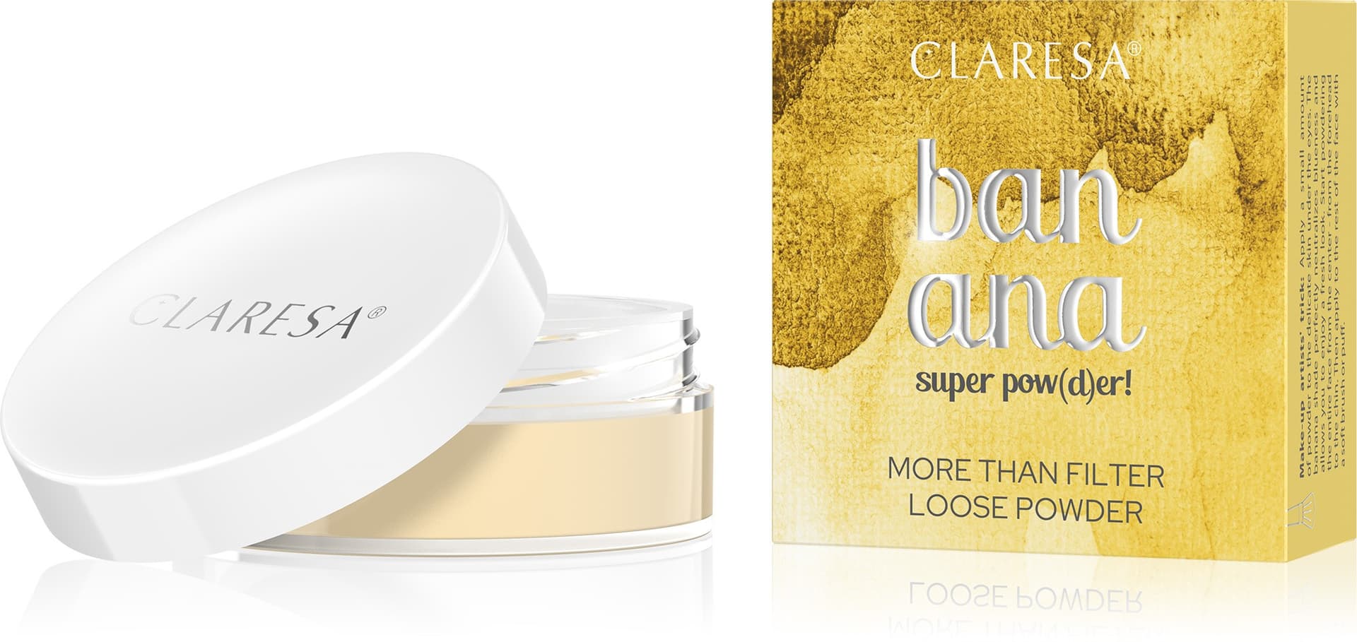 

CLARESA Bananowy Puder sypki BANANA SUPER POW(D)ER! 12g, D)er! 12