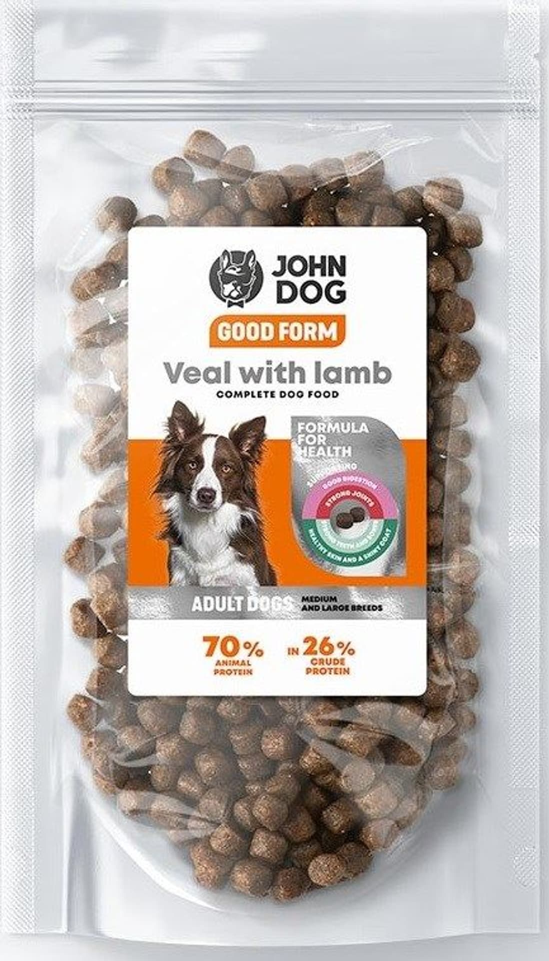 

John Dog GOOD FORM ś/d rasy cielęcina,jagn 120g