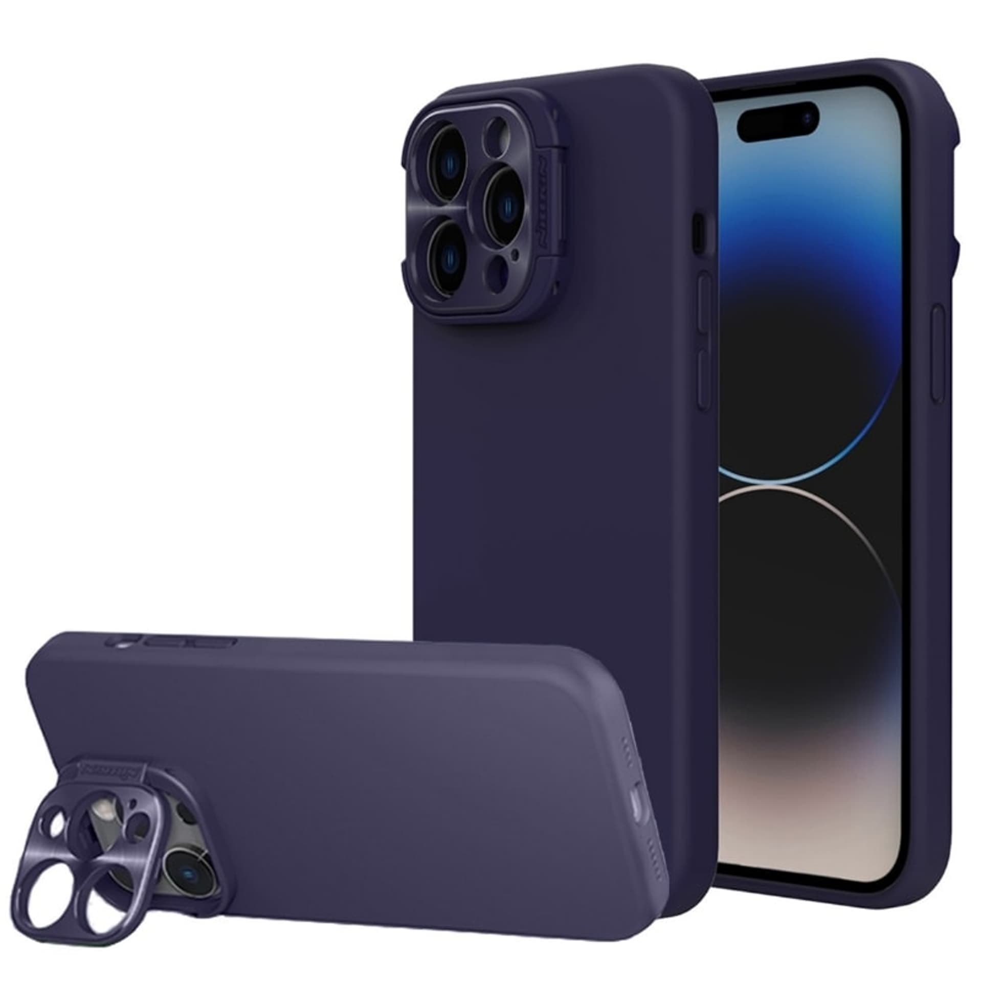 

Nillkin Etui LensWing Magnetic iPhone 14 Pro głęboki fiolet