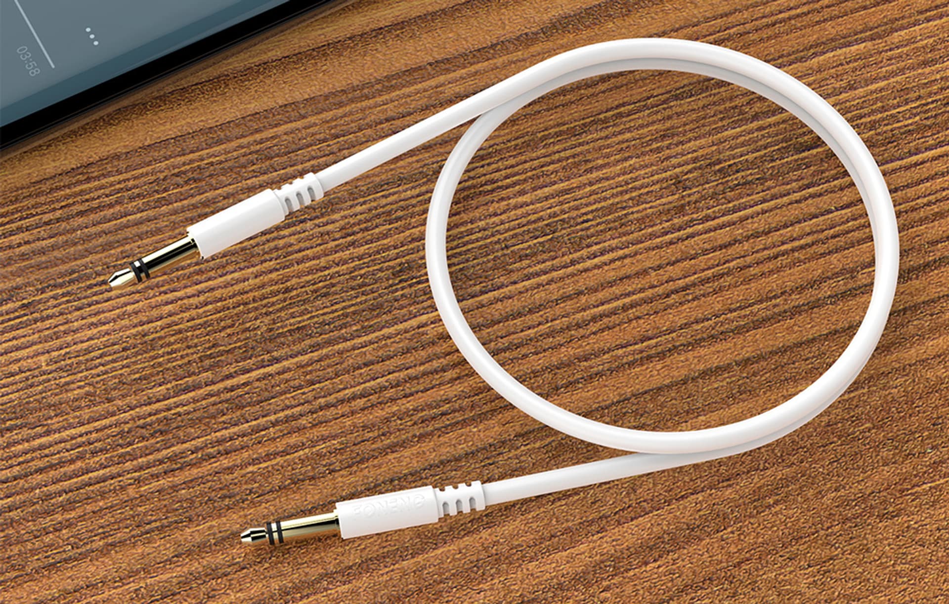 

Kabel audio AUX 3.5mm jack Foneng BM23 (biały)