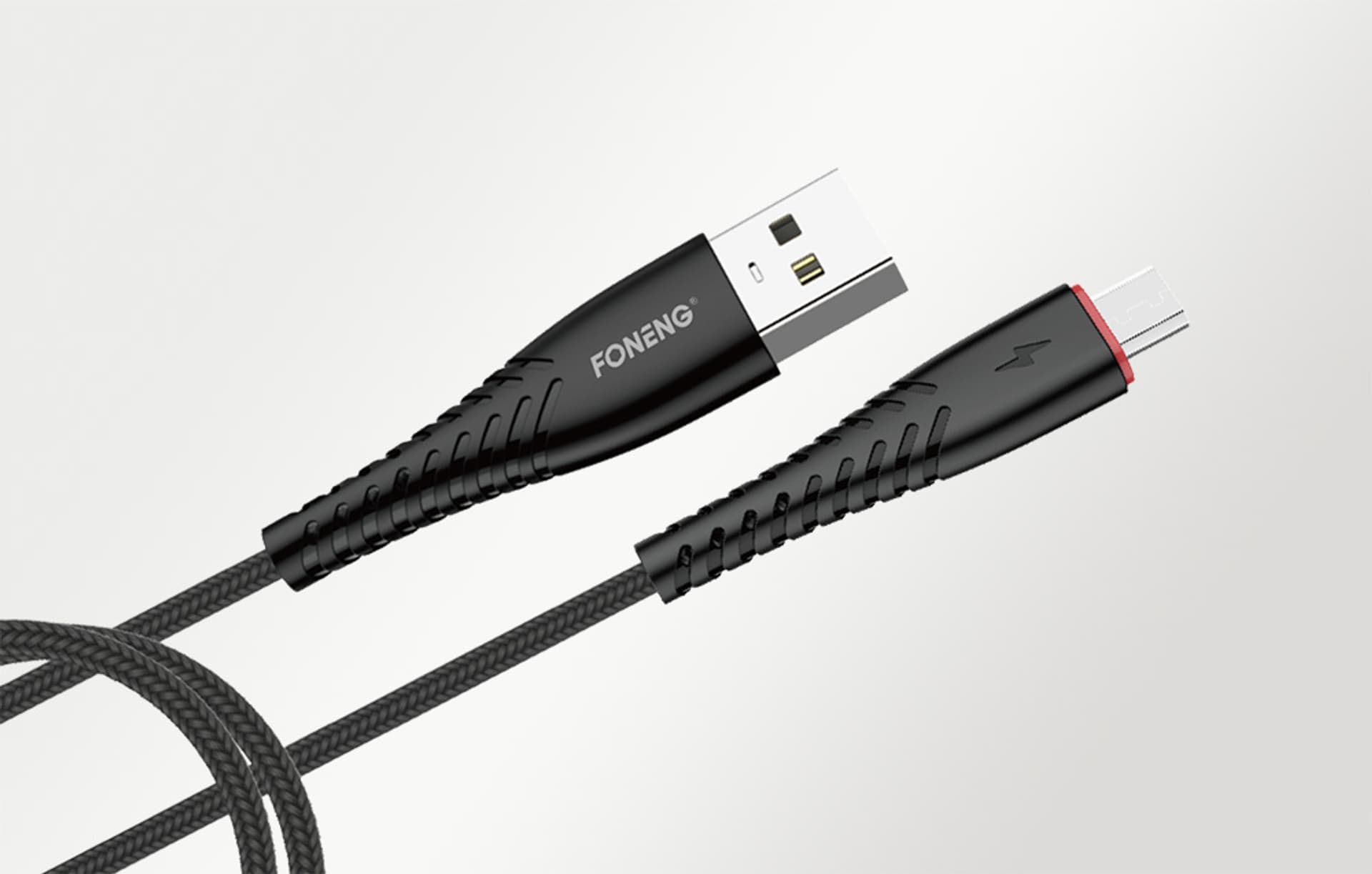 

Kabel USB do Micro USB Foneng X15, 2.4A, 1.2m (czarny)