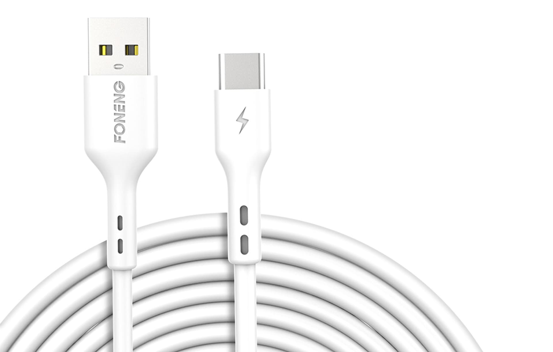 

Kabel USB do USB-C Foneng X36, 3A, 1m (biały)