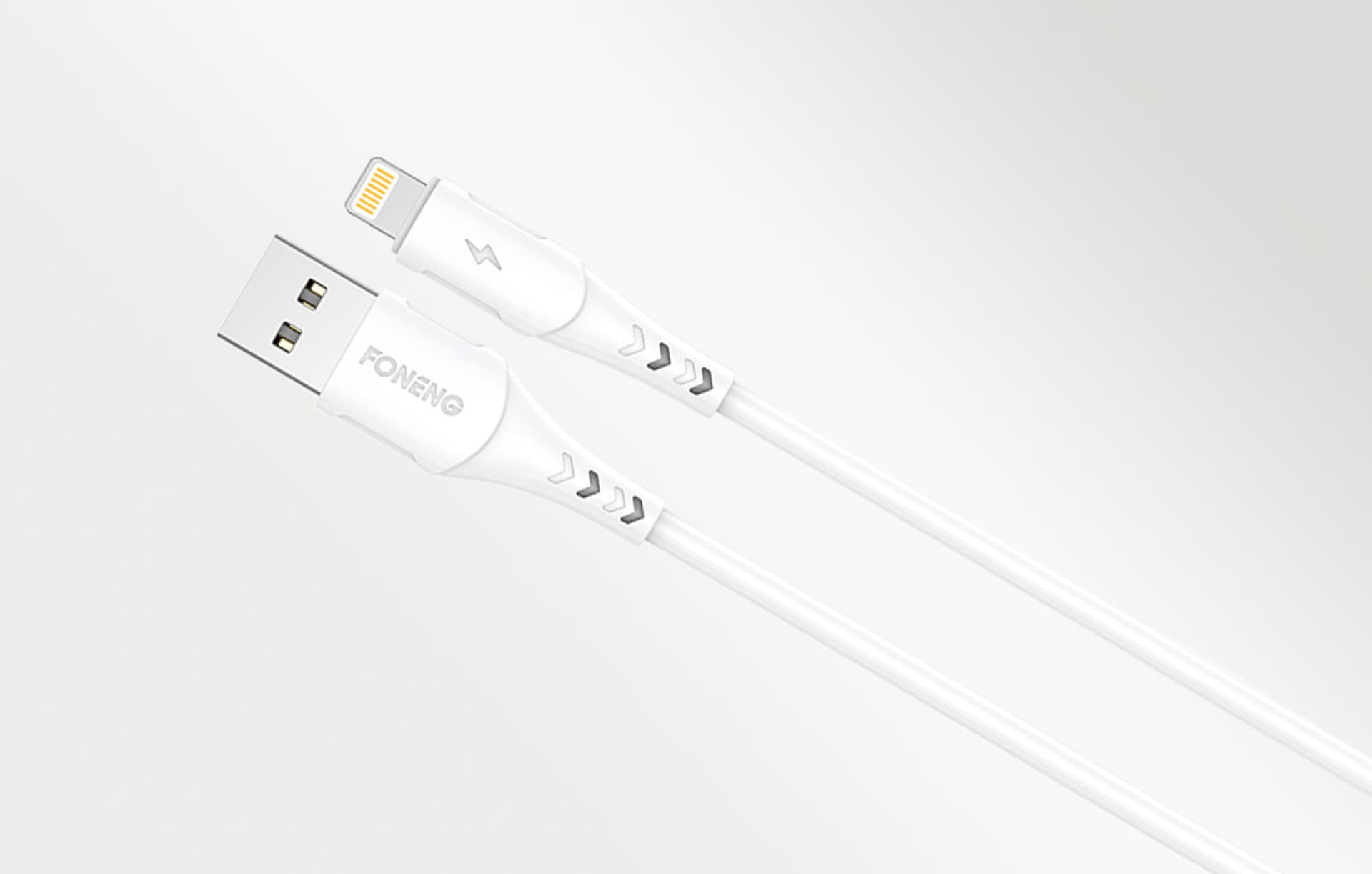 

Kabel USB do Lightning Foneng X81, 2.1A, 1m (biały)