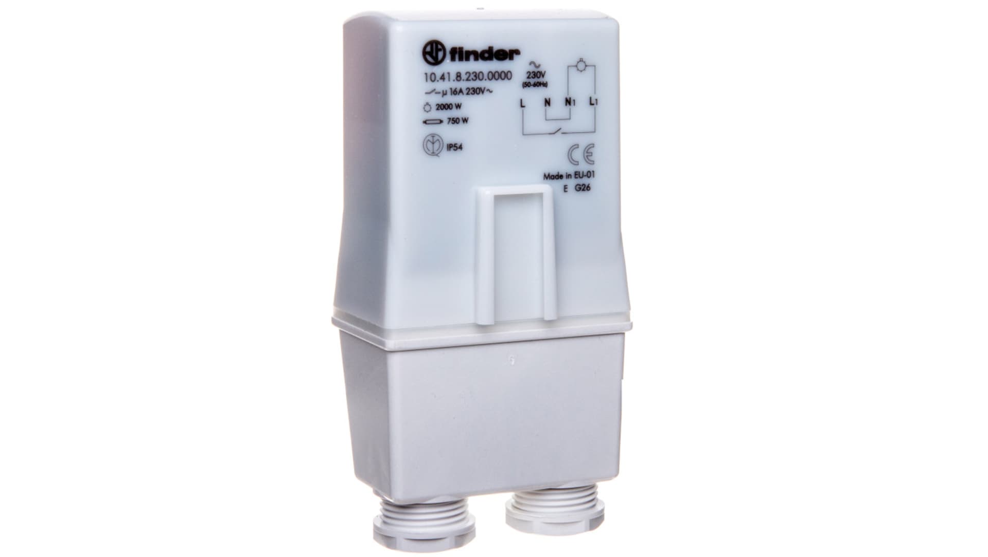 

Wyłącznik zmierzchowy 1Z 16A 230V AC 1-80 lx IP54 10.41.8.230.0000