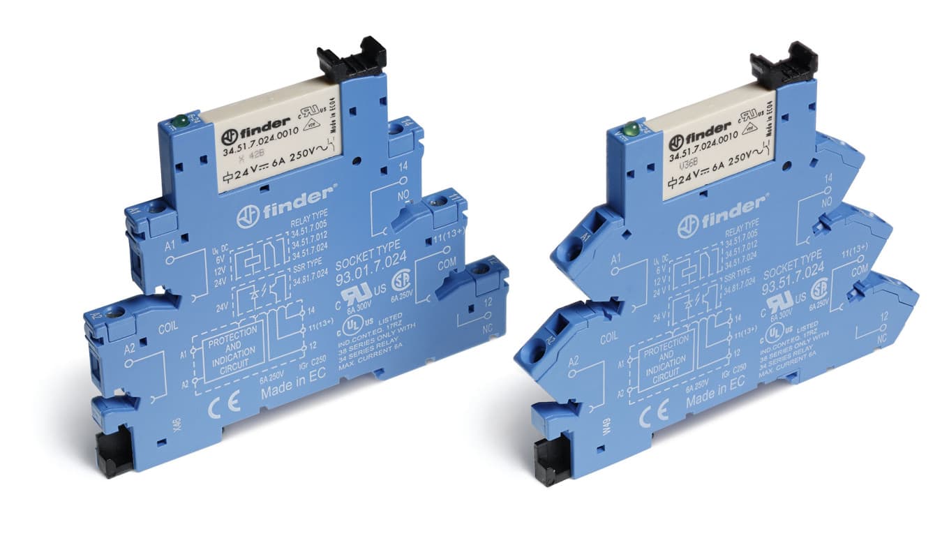 

Przekaźnikowy moduł sprzęgający 6,2mm, 1P 6A 60V DC, styki AgNi, zaciski śrubowe, szyna DIN 38.51.7.060.0050