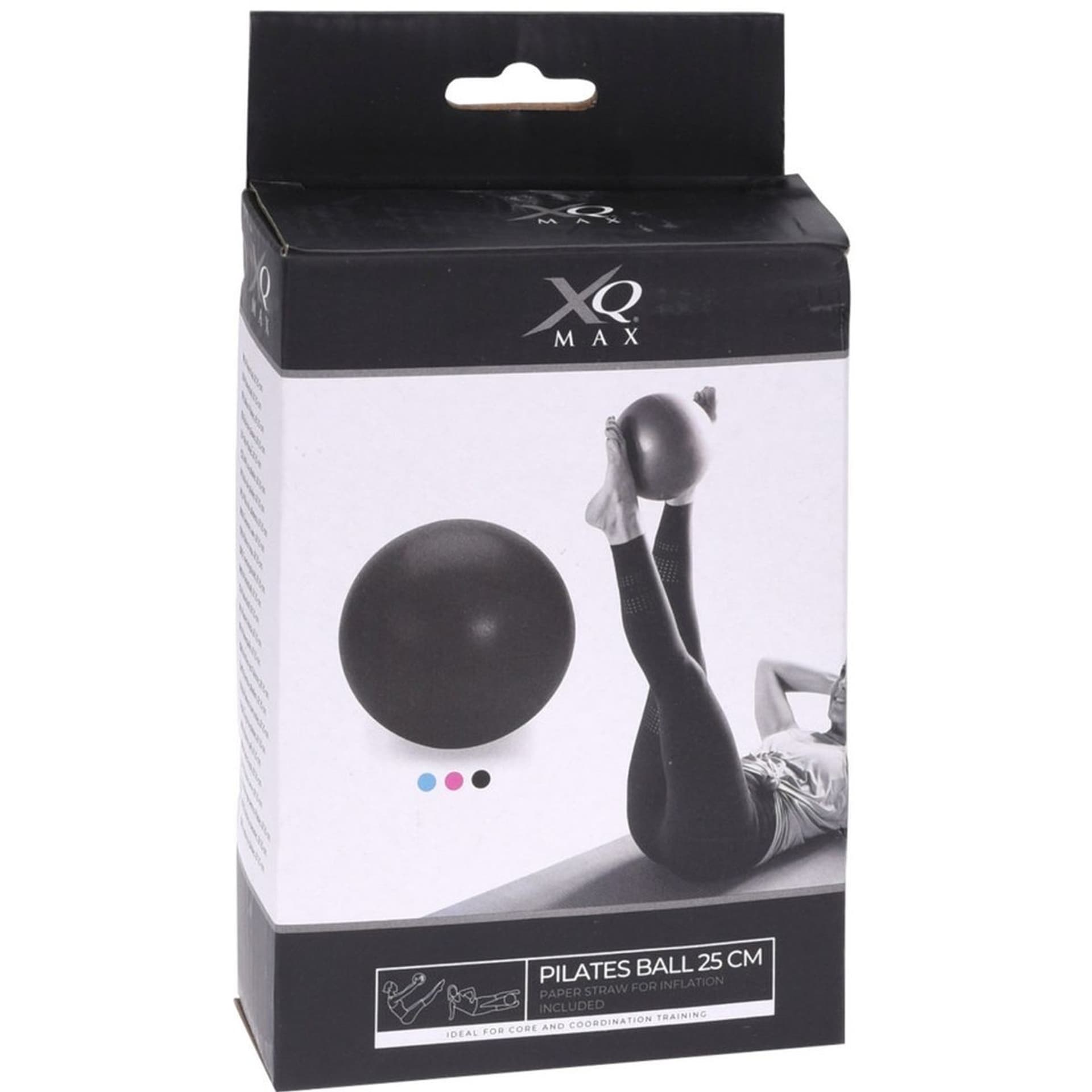 

PIŁKA FITNESS PILATES 25CM RÓŻOWY XQMAX