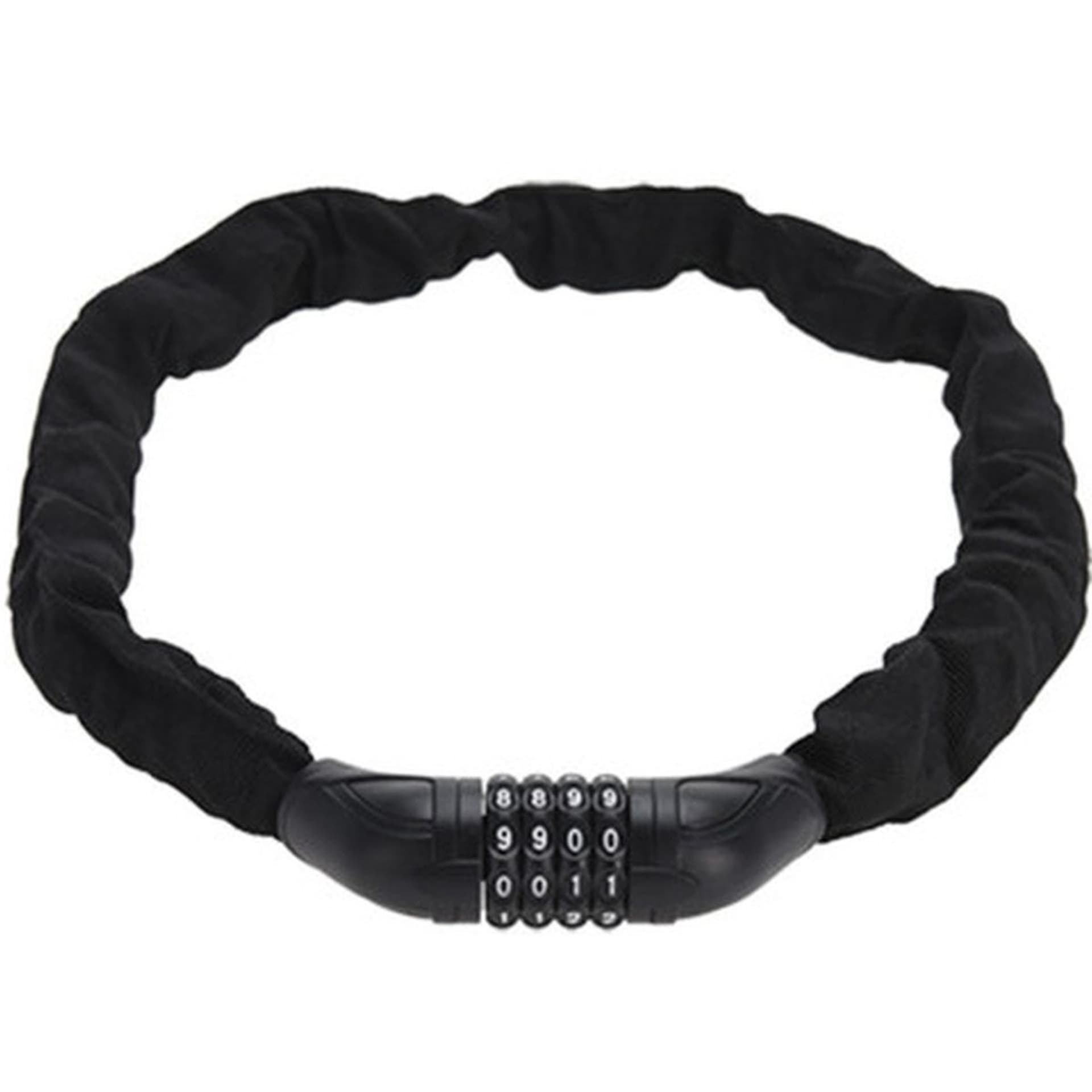 

ZAPIĘCIE ROWEROWE XQMAX ŁAŃCUCH NA SZYFR DŁ.90CM CZARNY