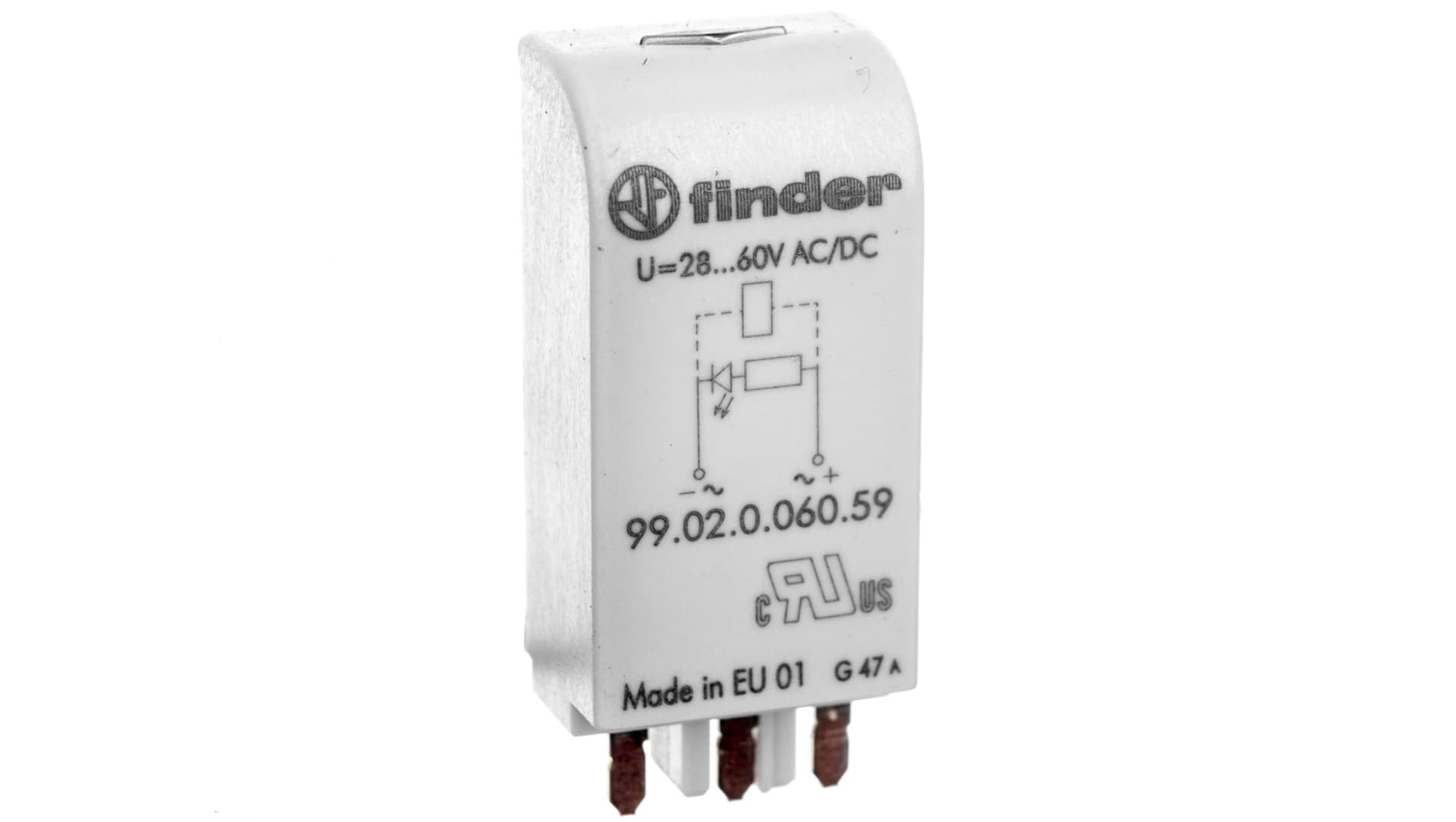 

Moduł EMC, LED zielony 28-60V AC/DC 99.02.0.060.59