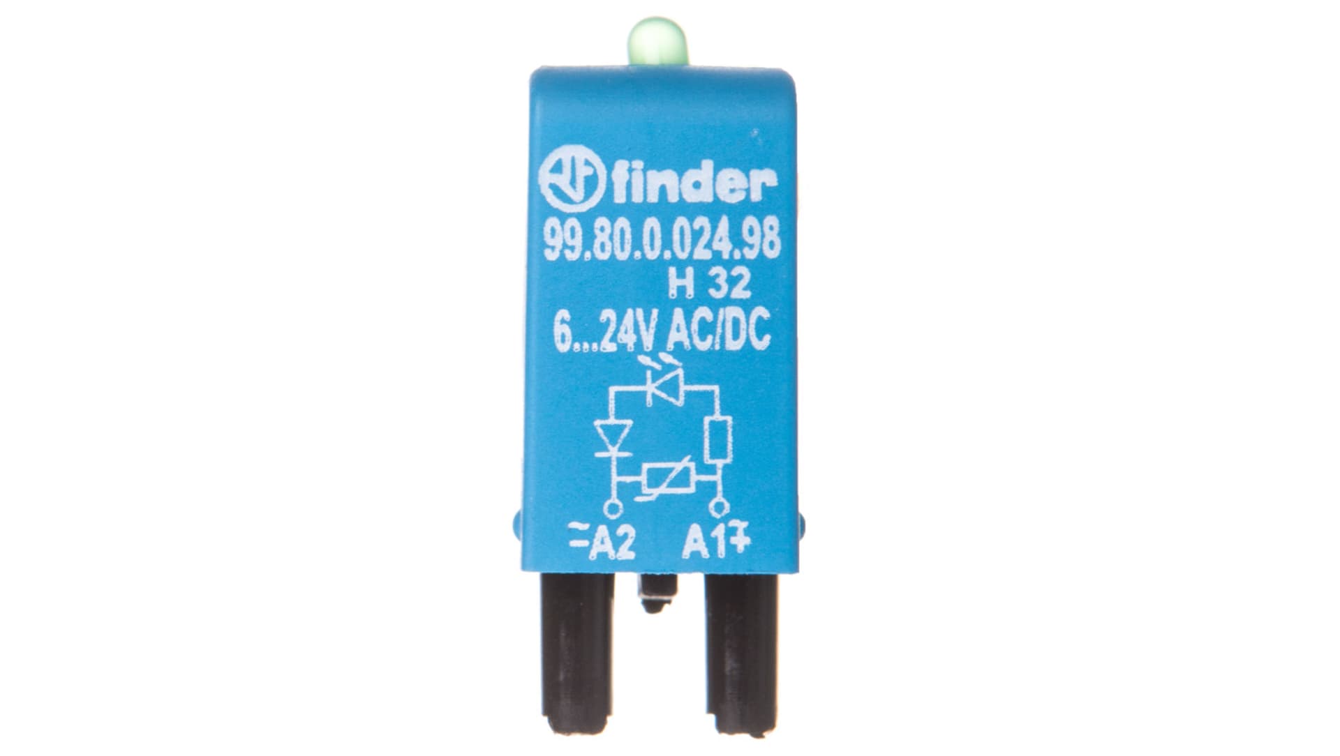 

Moduł sygnalizacyjny LED zielony + warystor 6-24V AC/DC 99.80.0.024.98