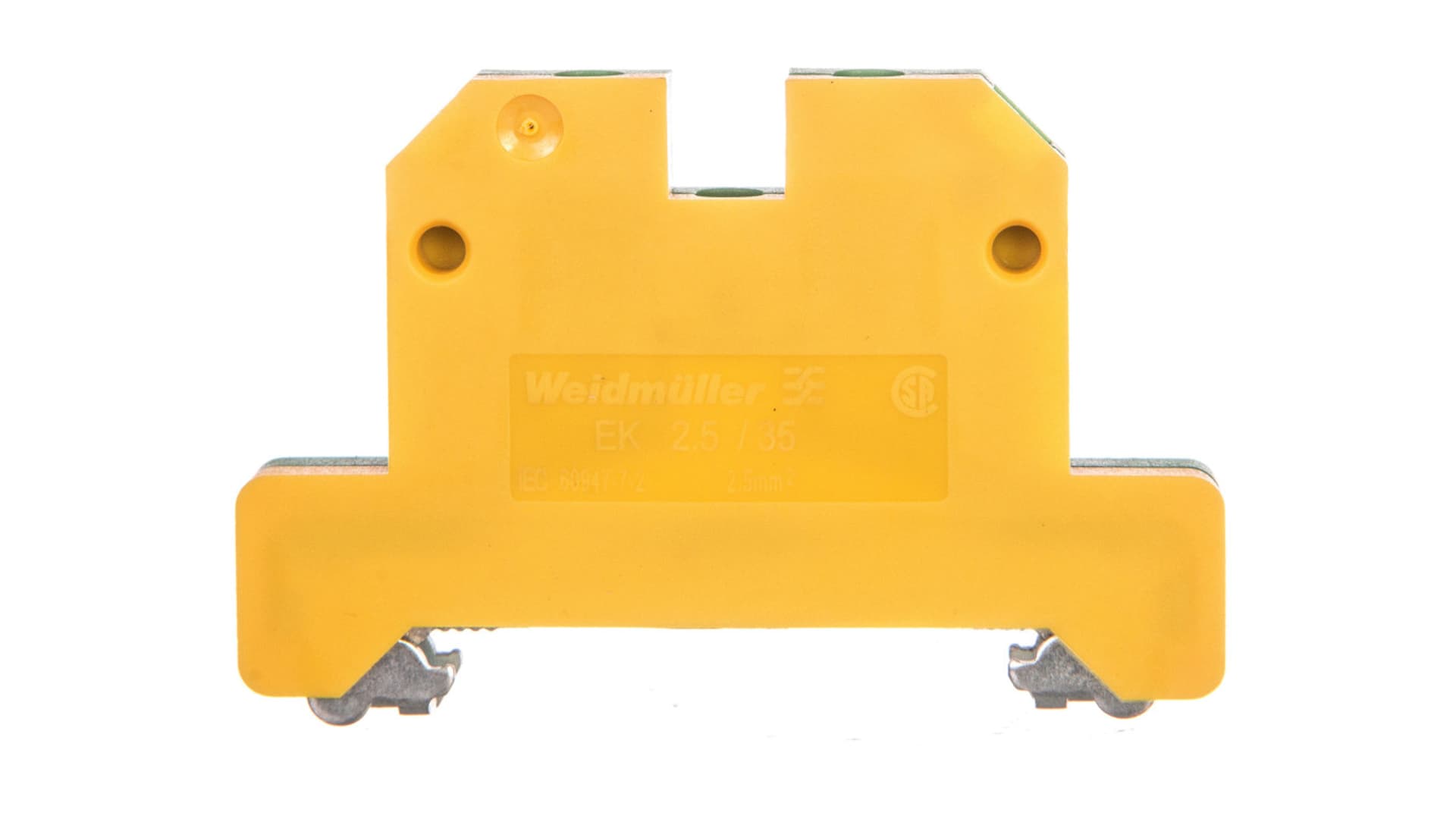 

Złączka szynowa ochronna 2-przewodowa 2,5mm2 zielono-żółta EK 2.5/35 0661060000