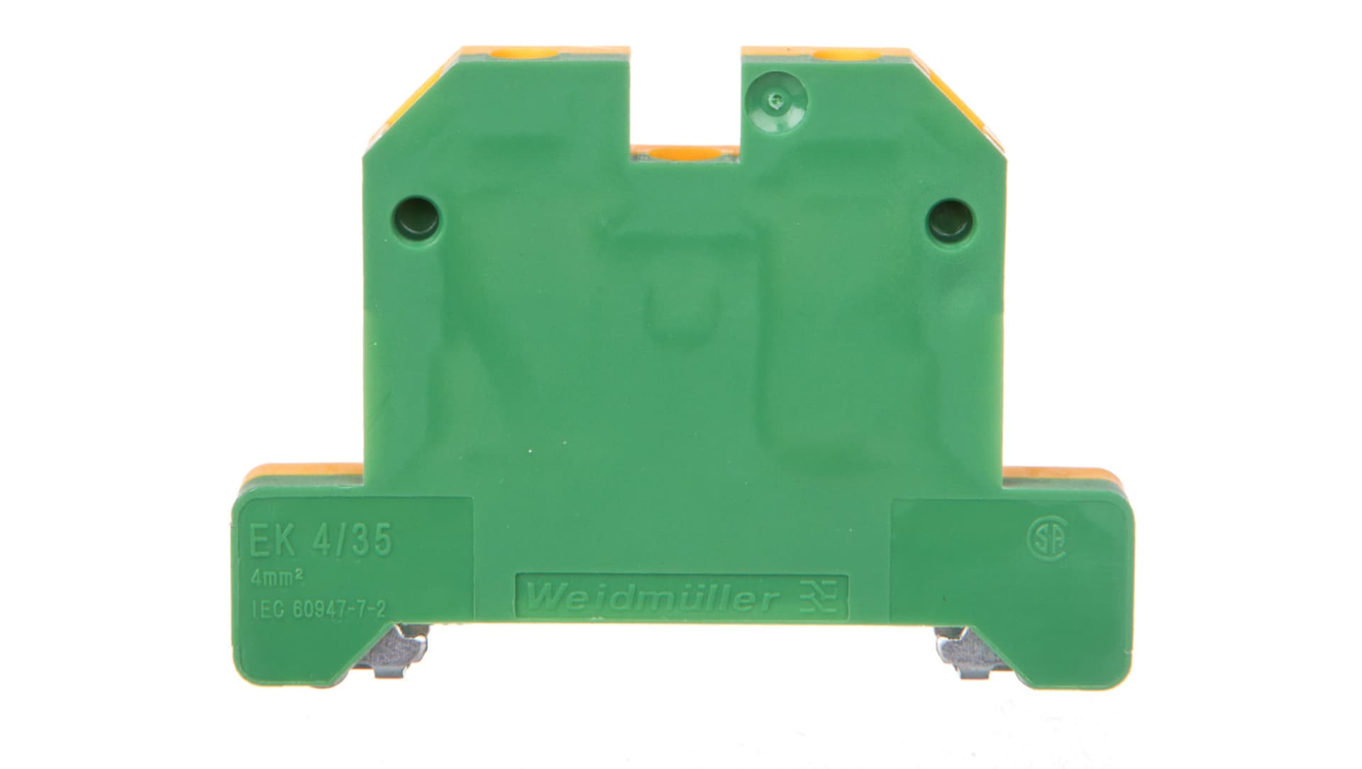 

Złączka szynowa ochronna 2-przewodowa 4mm2 zielono-żółta EK 4/35 0661160000