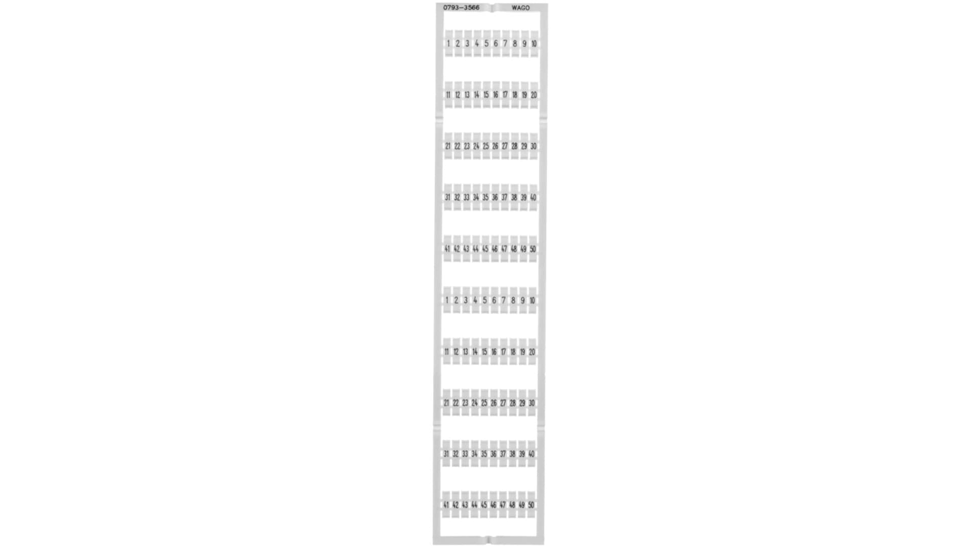 

Oznaczniki WMB 2x 1-50 793-3566 /5szt./