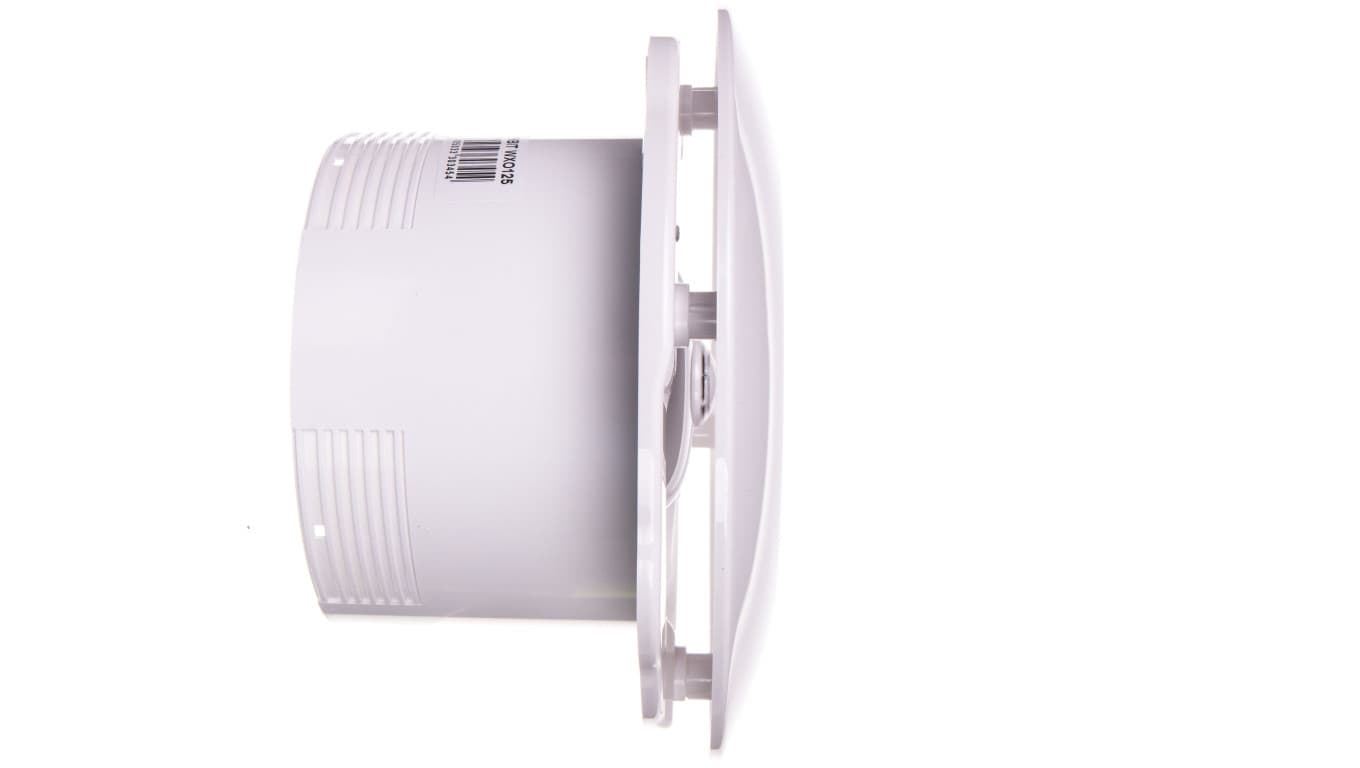 

Wentylator sufitowy fi 125 16W 160m3/h 230V IPX4 biały ORBIT E0007 WXO125