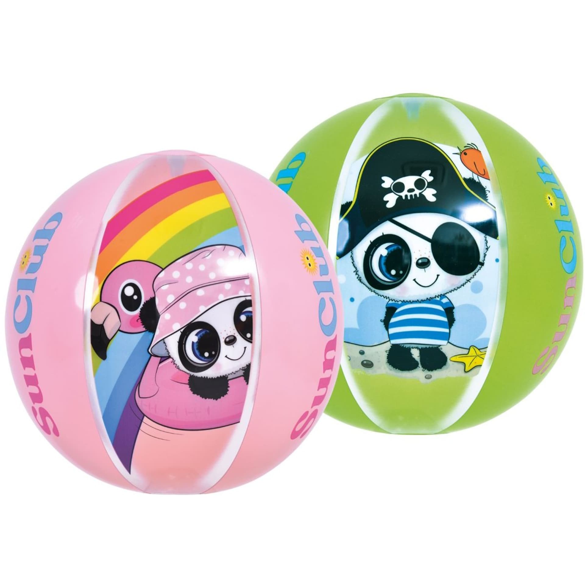 

PIŁKA PLAŻOWA DMUCHANA PANDA 40CM 53014 RÓŻOWY