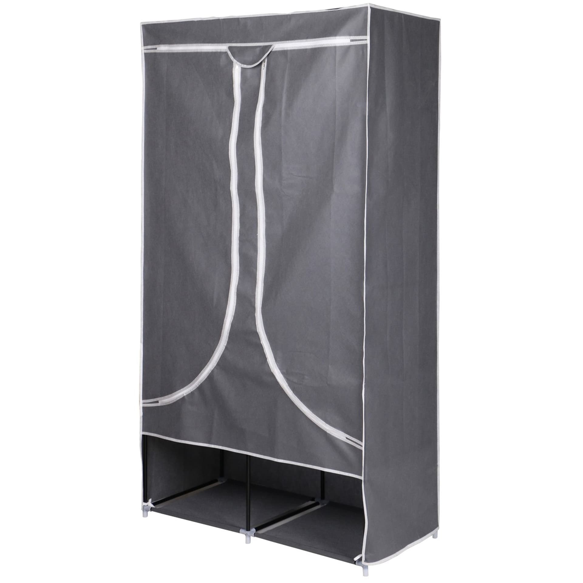 

SZAFA TEKSTYLNA GARDEROBA 90x45x170CM CIEMNO-SZARA 8835