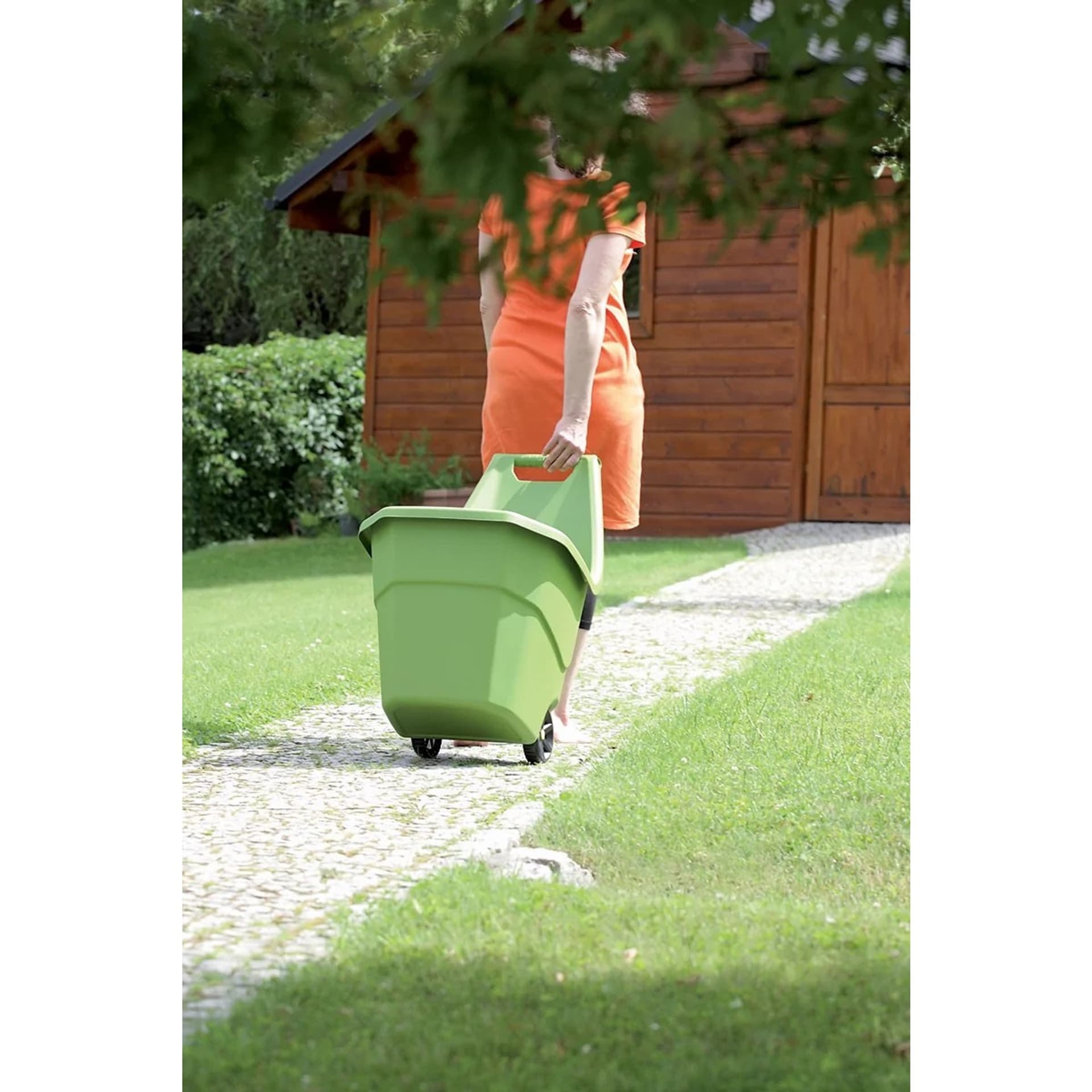 

TACZKA OGRODOWA LOAD&GO, OLIWKA 55L