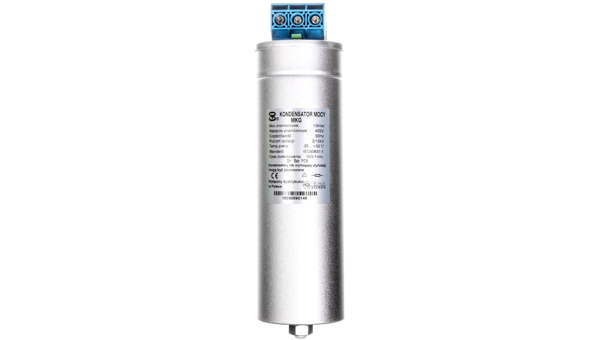 

Kondensator gazowy MKG niskich napięć 10kVar 400V KG MKG-10-400