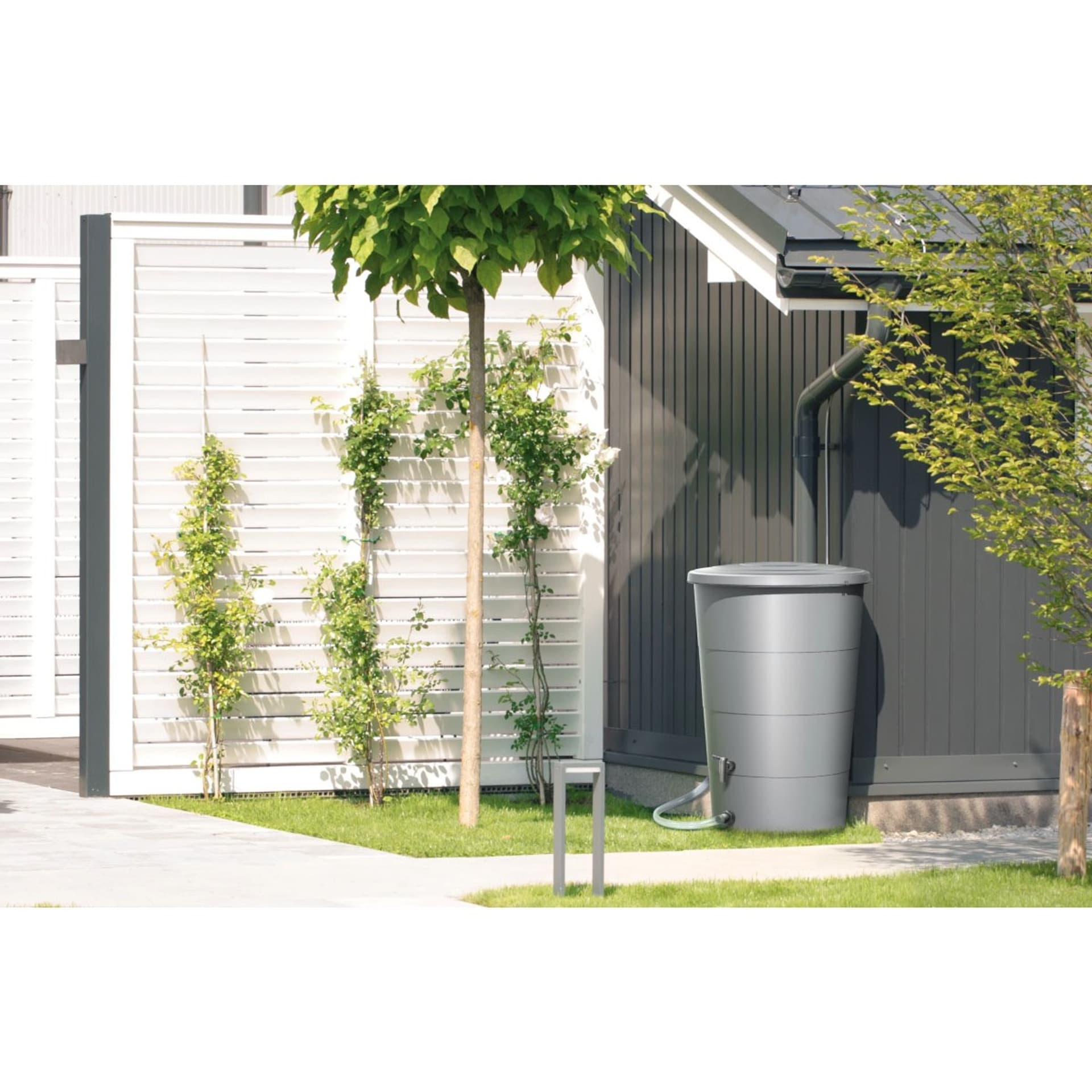

ZBIORNIK POJEMNIK NA WODĘ DESZCZÓWKĘ SMOOTH 200L SMOOTH GRAY