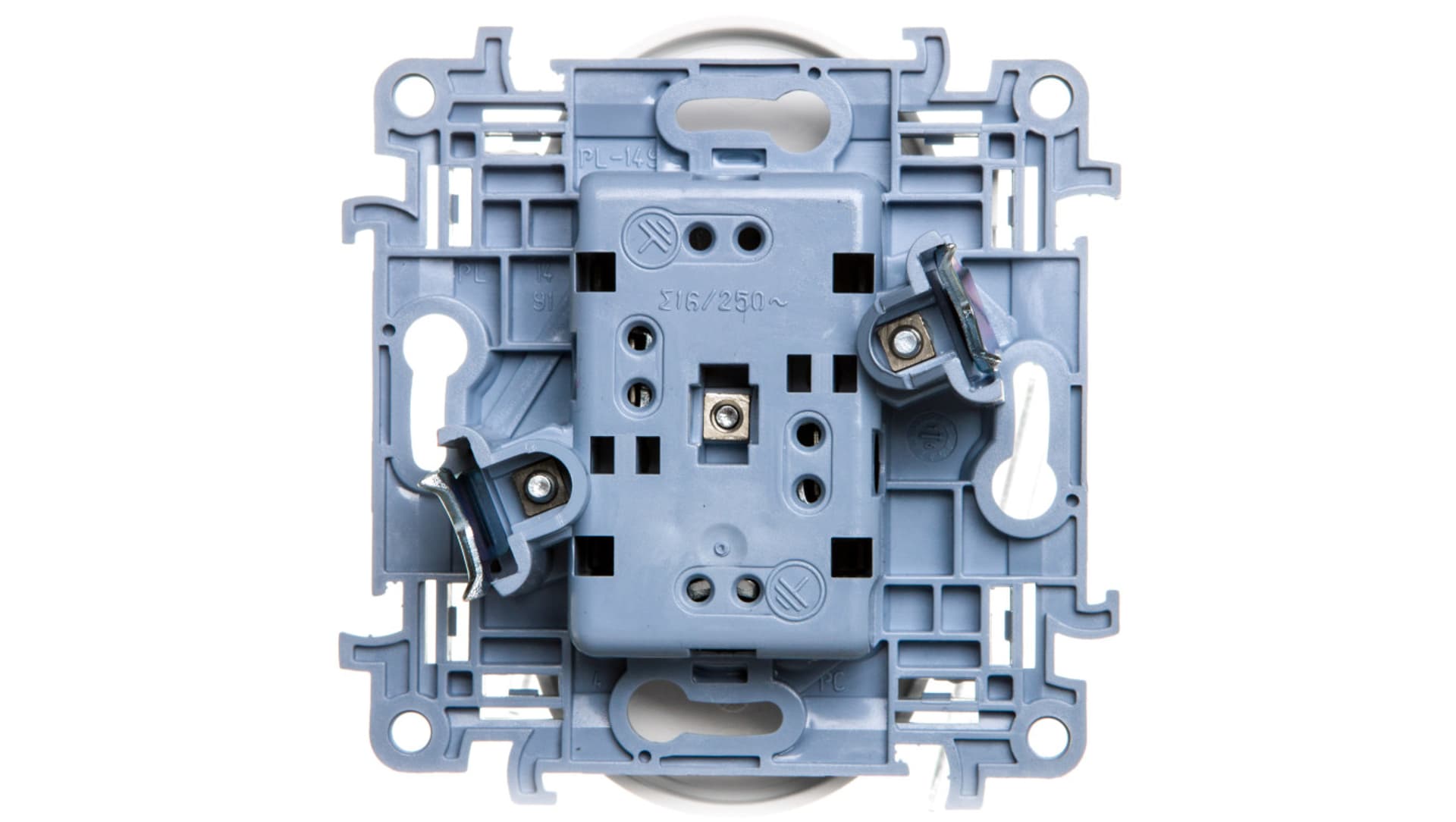 

Simon 10 Gniazdo podwójne z/u z przesłonami białe 16A 250V IP20 CGZ2MZ.01/11
