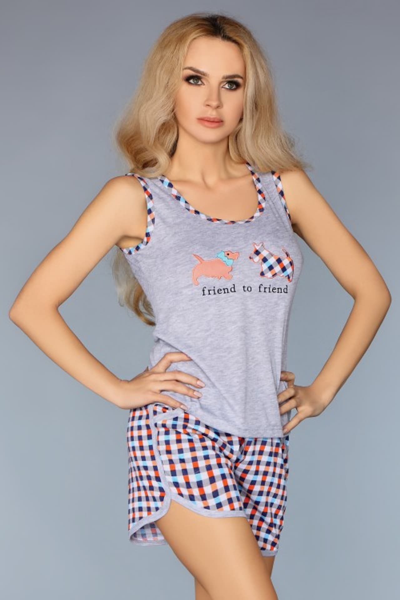 

MODEL 720 ORANGE piżama (kolor jak na zdjęciu, rozmiar S)