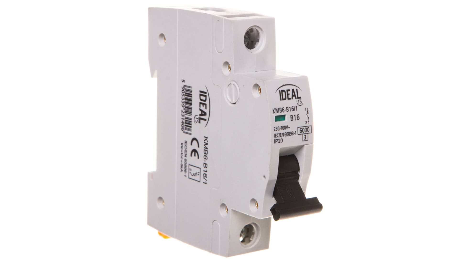 

Wyłącznik nadprądowy 1P B 16A 6kA KMB6-B16/1 23140