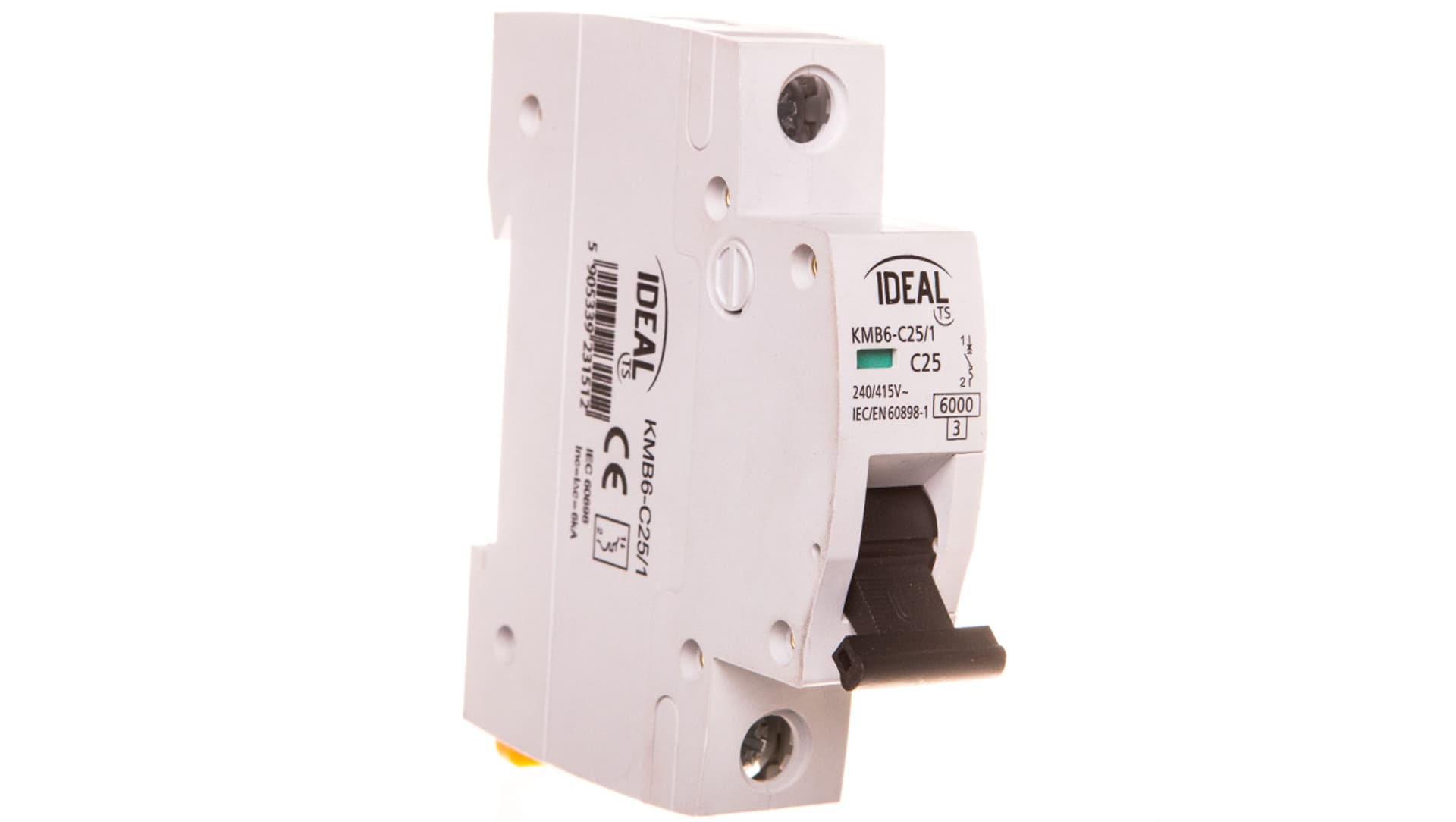 

Wyłącznik nadprądowy 1P C 25A 6kA AC KMB6-C25/1 23151