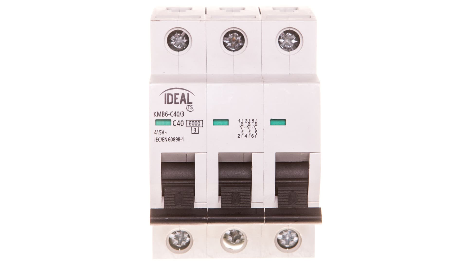 

Wyłącznik nadprądowy 3P C 40A 6kA AC KMB6-C40/3 23165