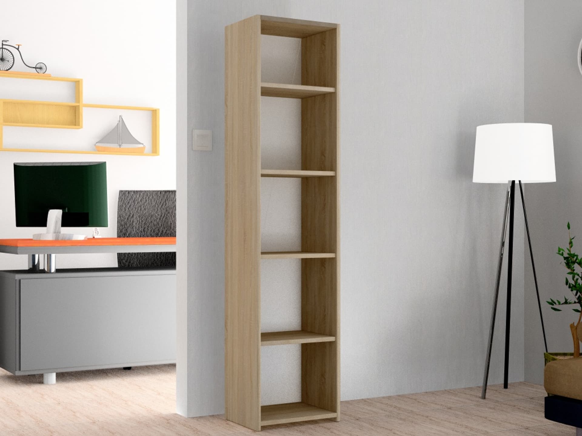 

Regał Asia 30 cm Sonoma
