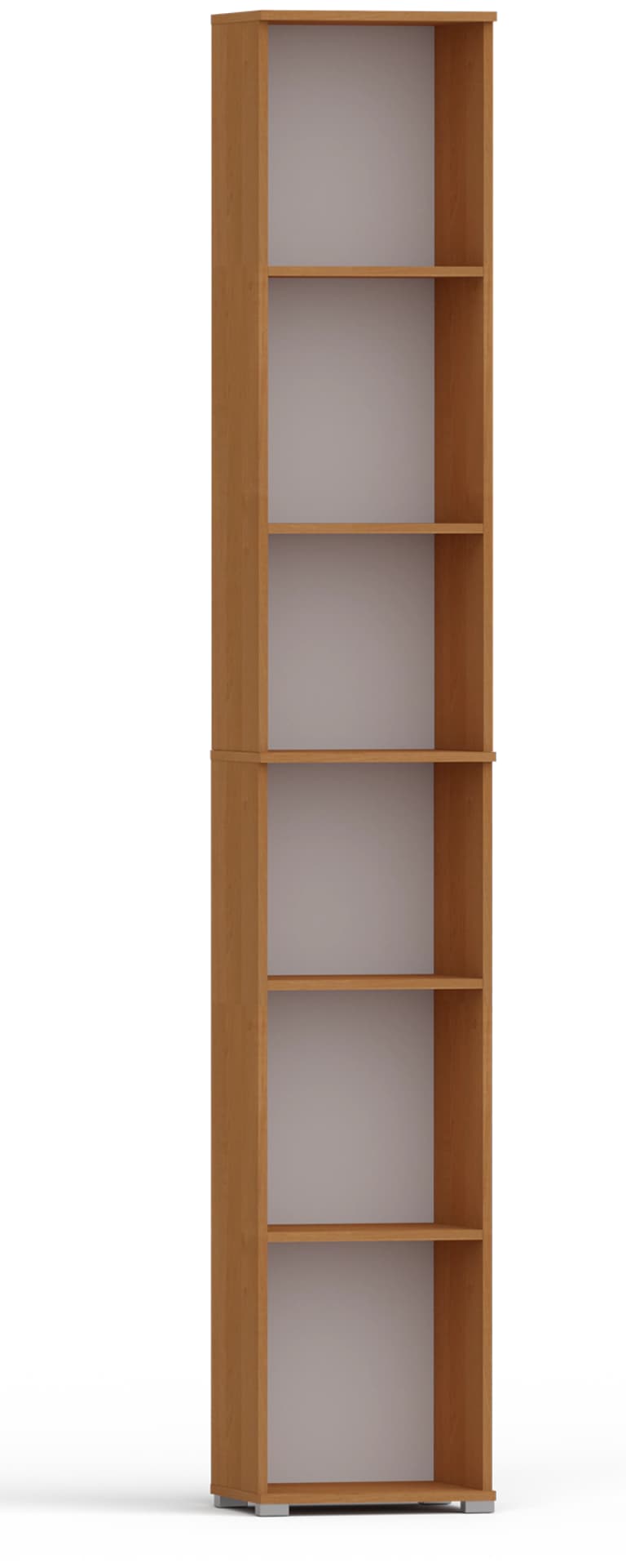 

Regał Pola 215x40 Olcha. Szeroki 40 cm, 6 półek na książki i segregatory