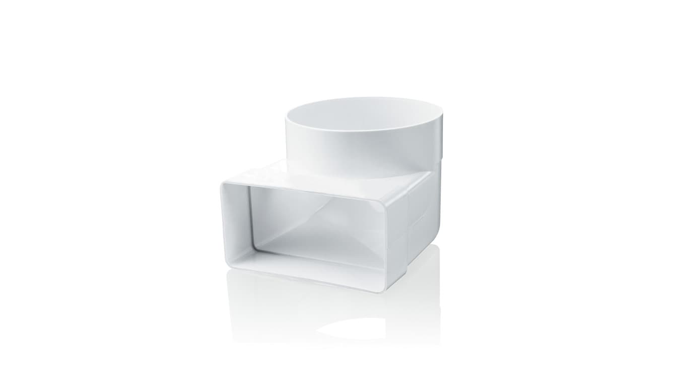 

Kolano łącznikowe 110x54/100mm białe WP030