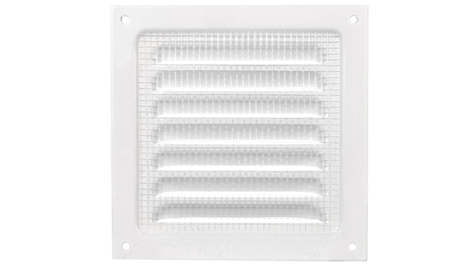 

Osłona wentylatora metalowa z siatką 125x125mm biała WPFMVM125