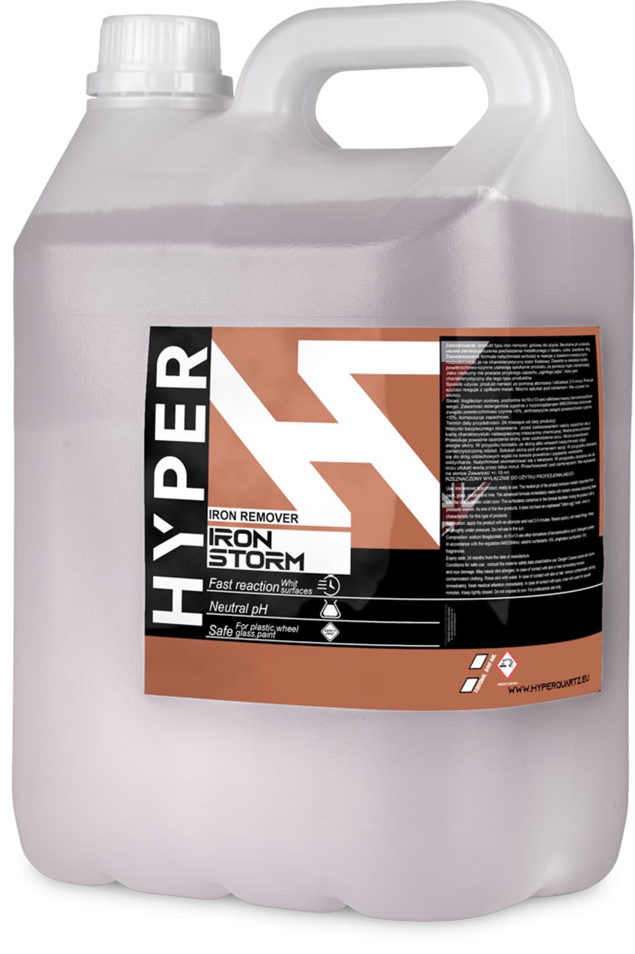 

Hyper Iron Storm Iron Remover 5L - usuwa zanieczyszczenia metaliczne