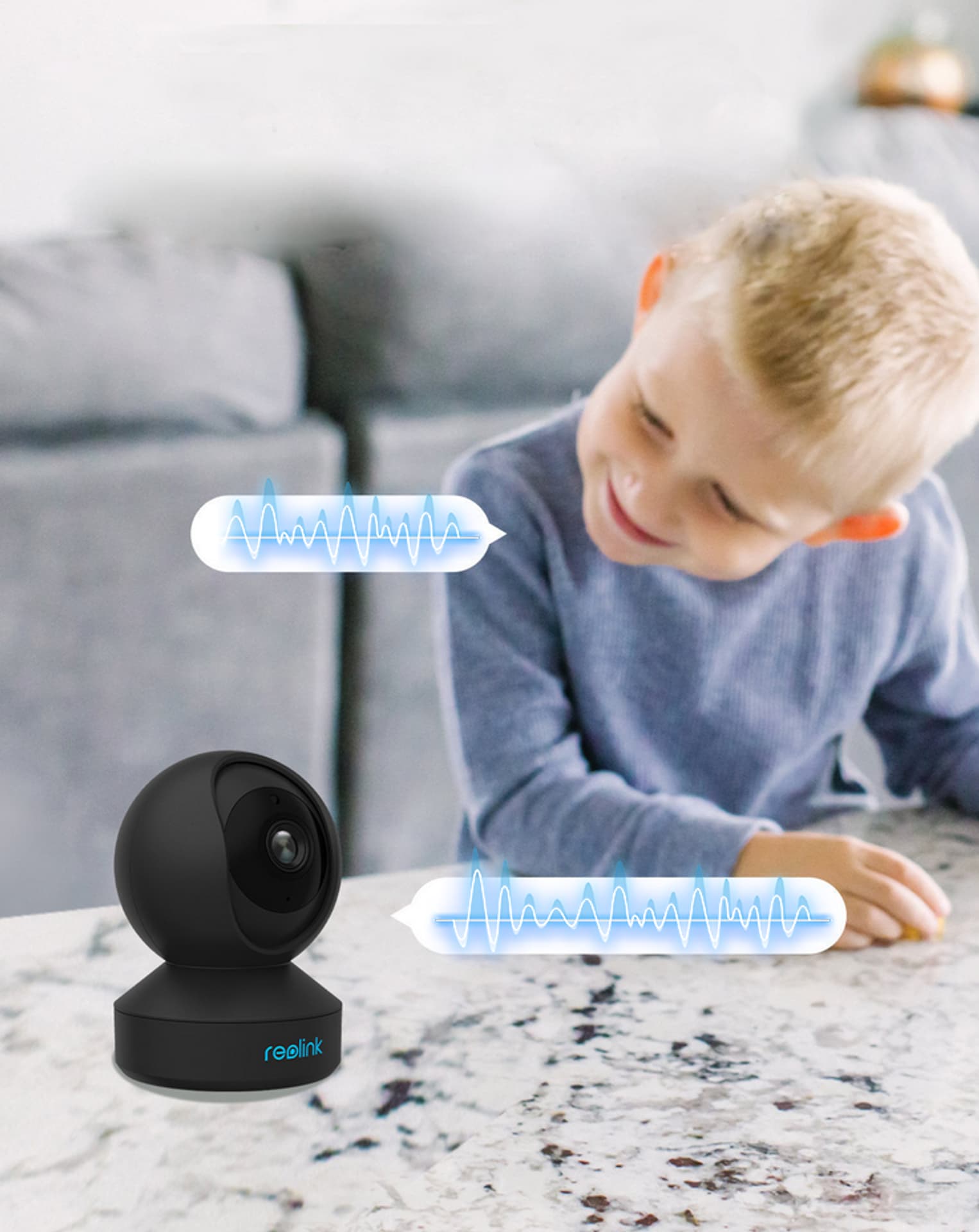 

Kamera IP Reolink E1 PRO-V2 czarna Wi-Fi 4MP obrotowa wewnętrzna IR12m