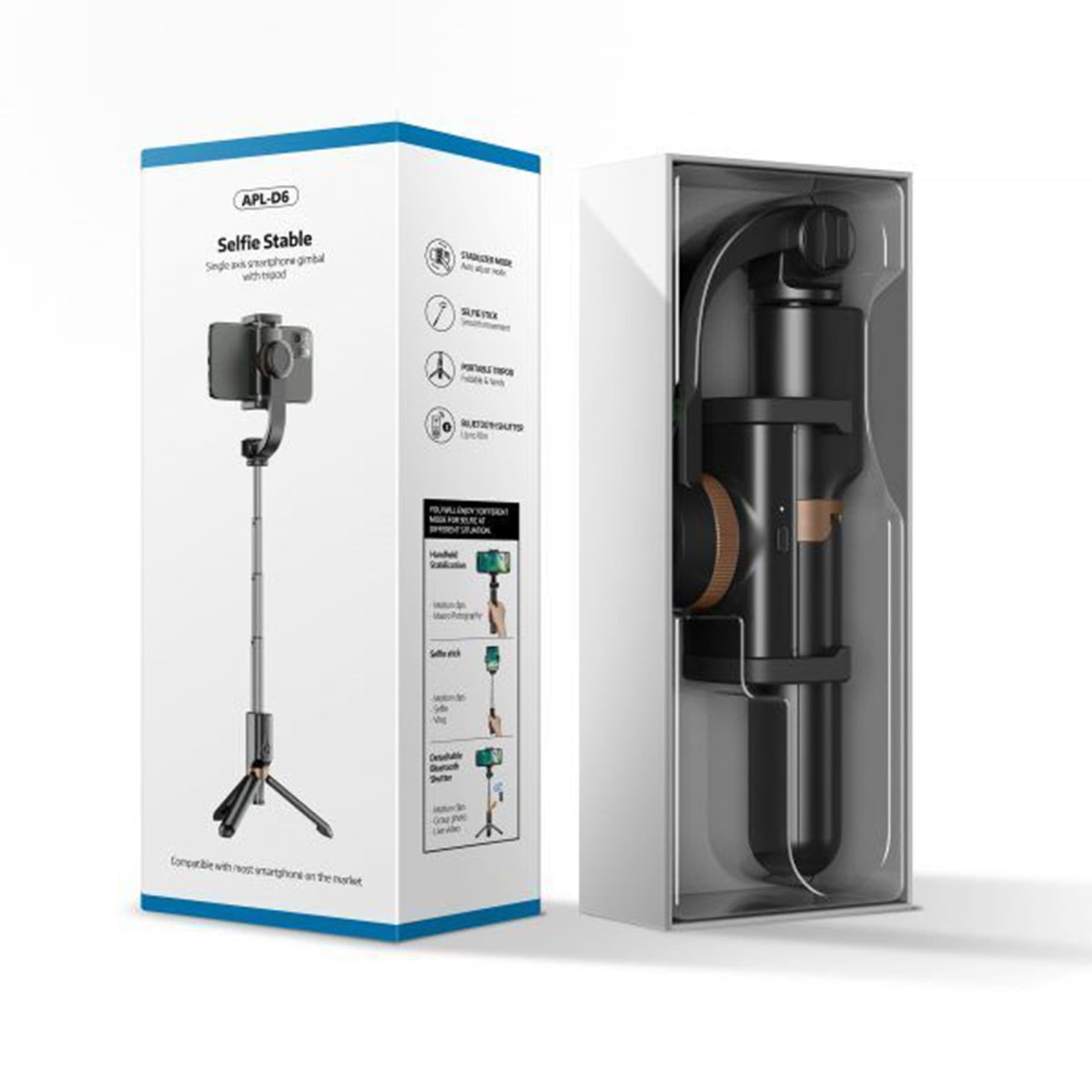 

Stabilizator selfie stick gimbal telefonu APL-D6