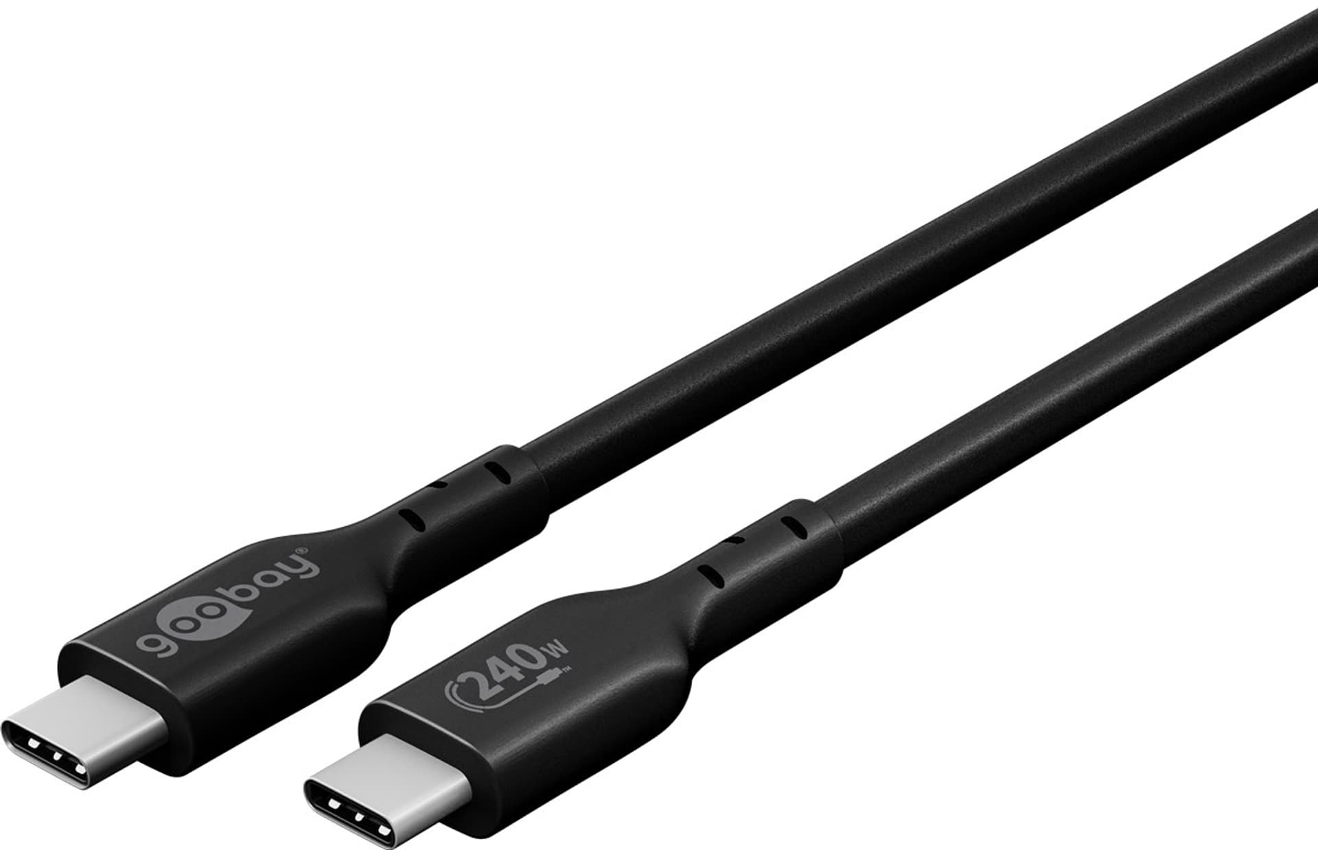 

Kabel USB-C 2.0 480 Mb/s 5A 48V 240W Goobay 1m