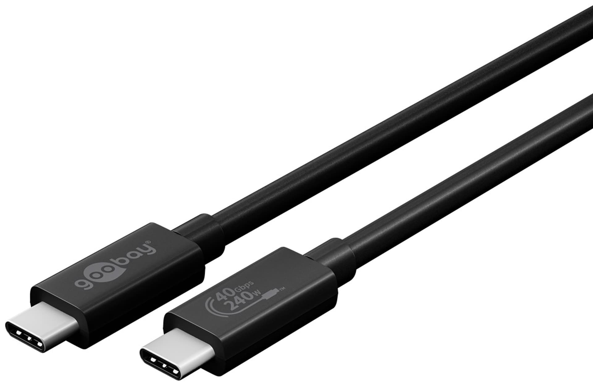 

Kabel USB-C USB4 Gen 3x2 40 Gb/s 240W Goobay 0,7m